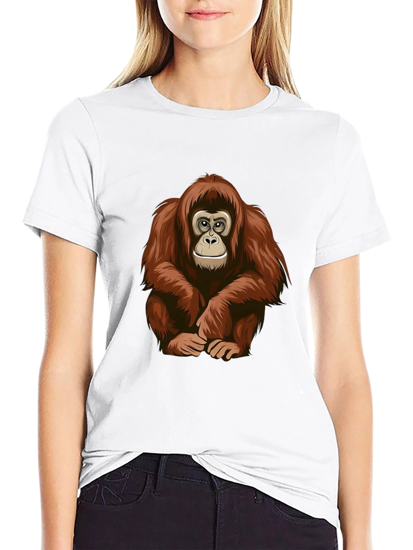 Orangutan Graphic T-Shirt - Cool Ape Design Tee