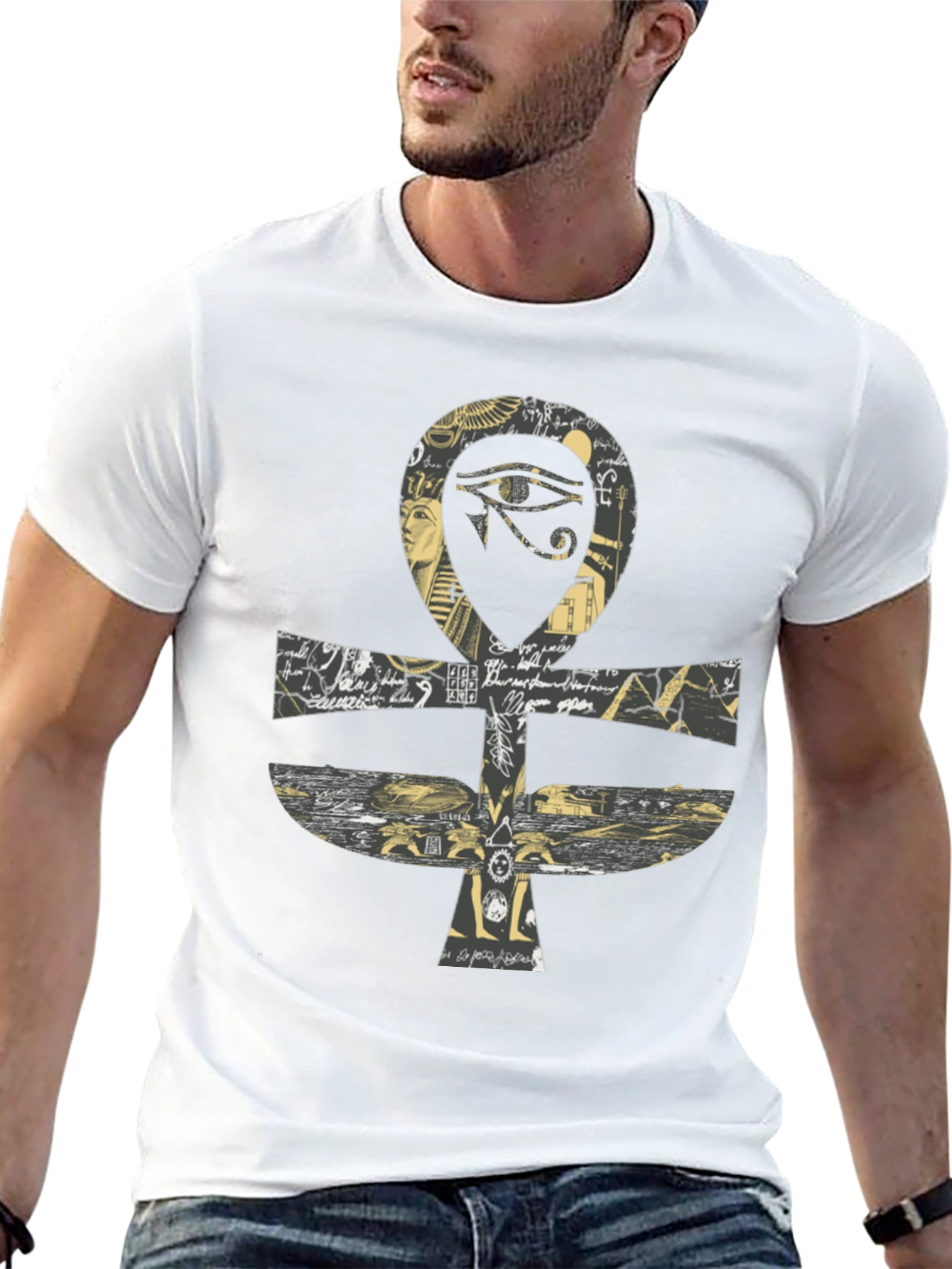 Ankh Symbol Graphic T-Shirt