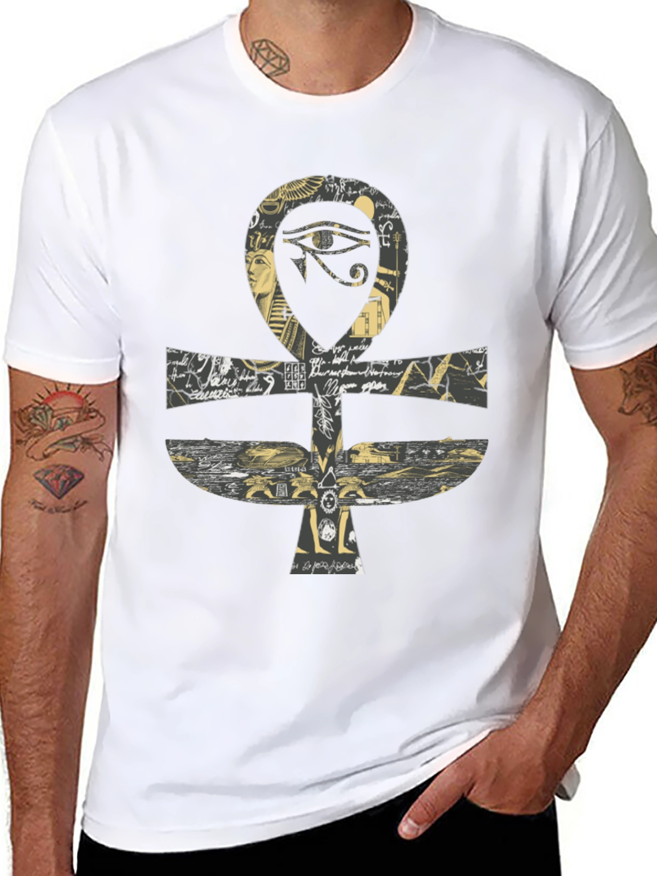 Ankh Symbol Graphic T-Shirt