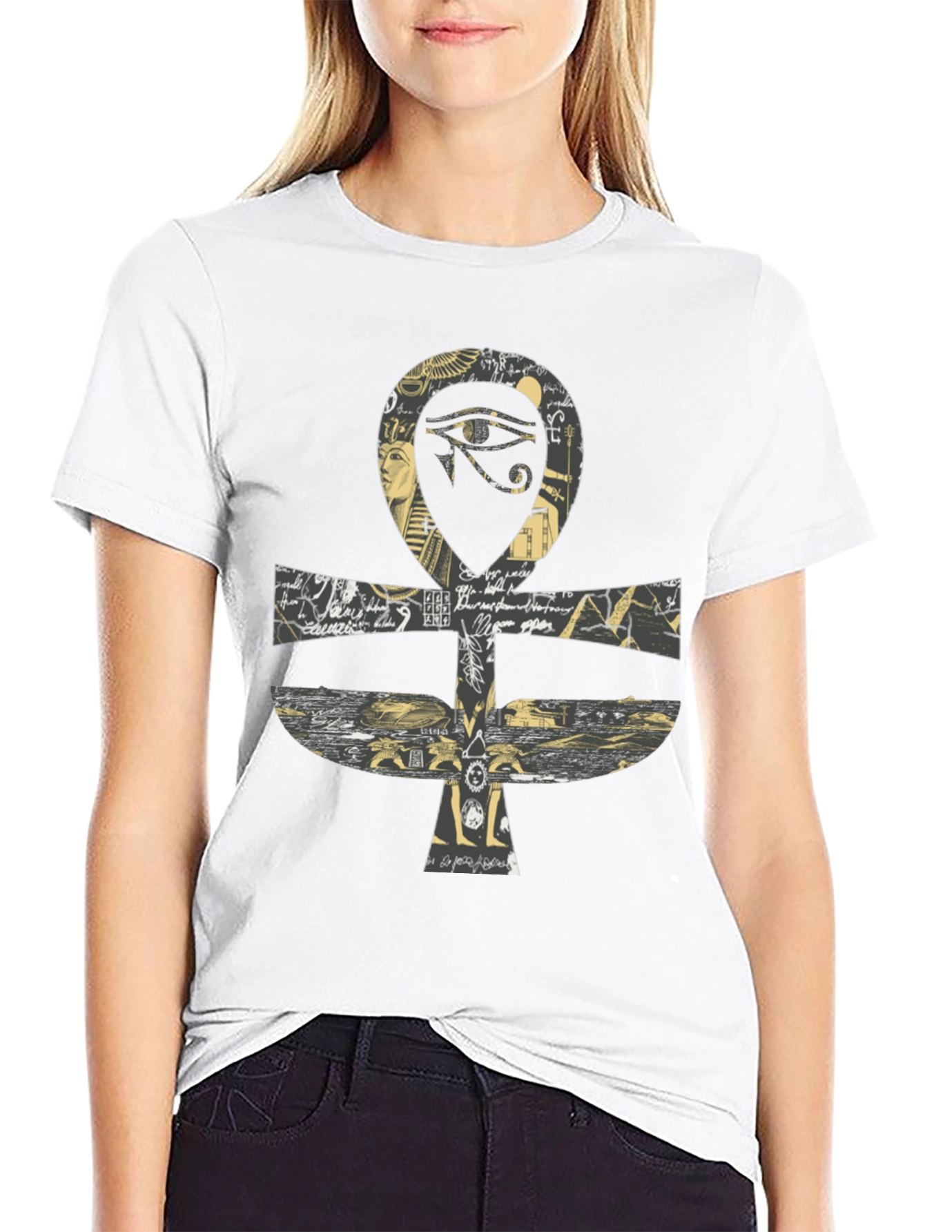 Ankh Symbol Graphic T-Shirt