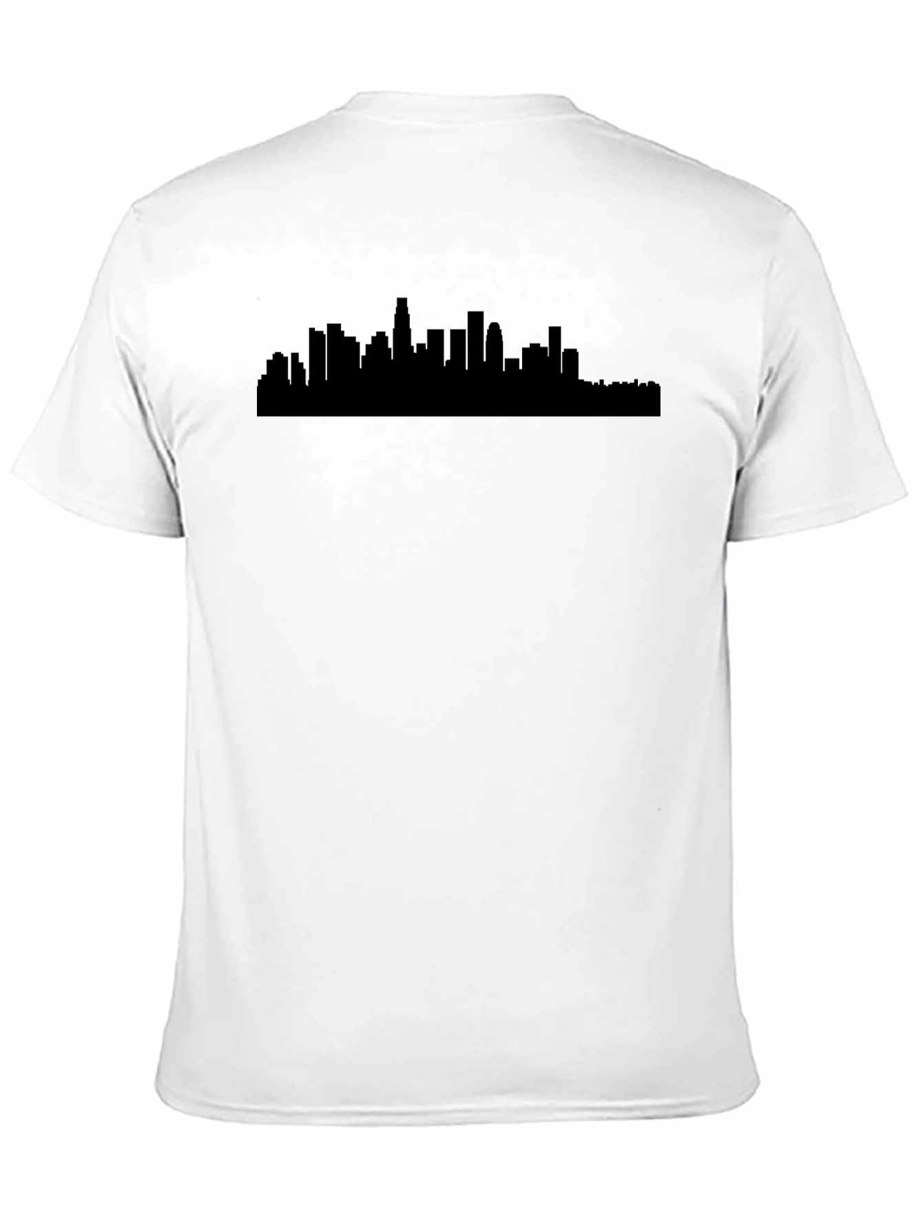 LA Skyline Graphic Tee - Modern Black T-Shirt