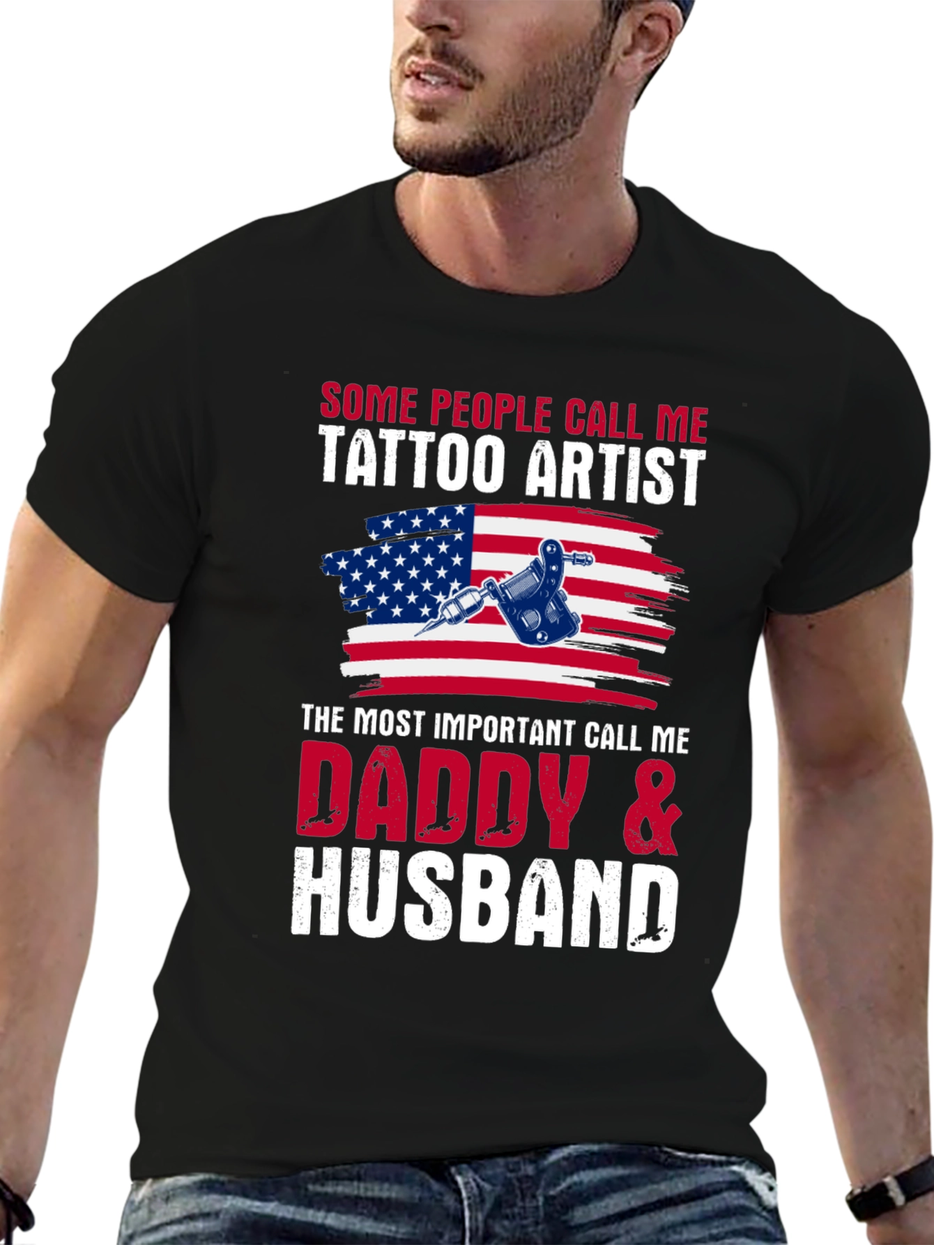 Tattoo Artist Daddy & Husband T-Shirt