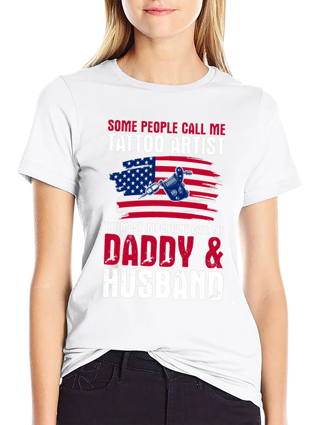 Tattoo Artist Daddy & Husband T-Shirt