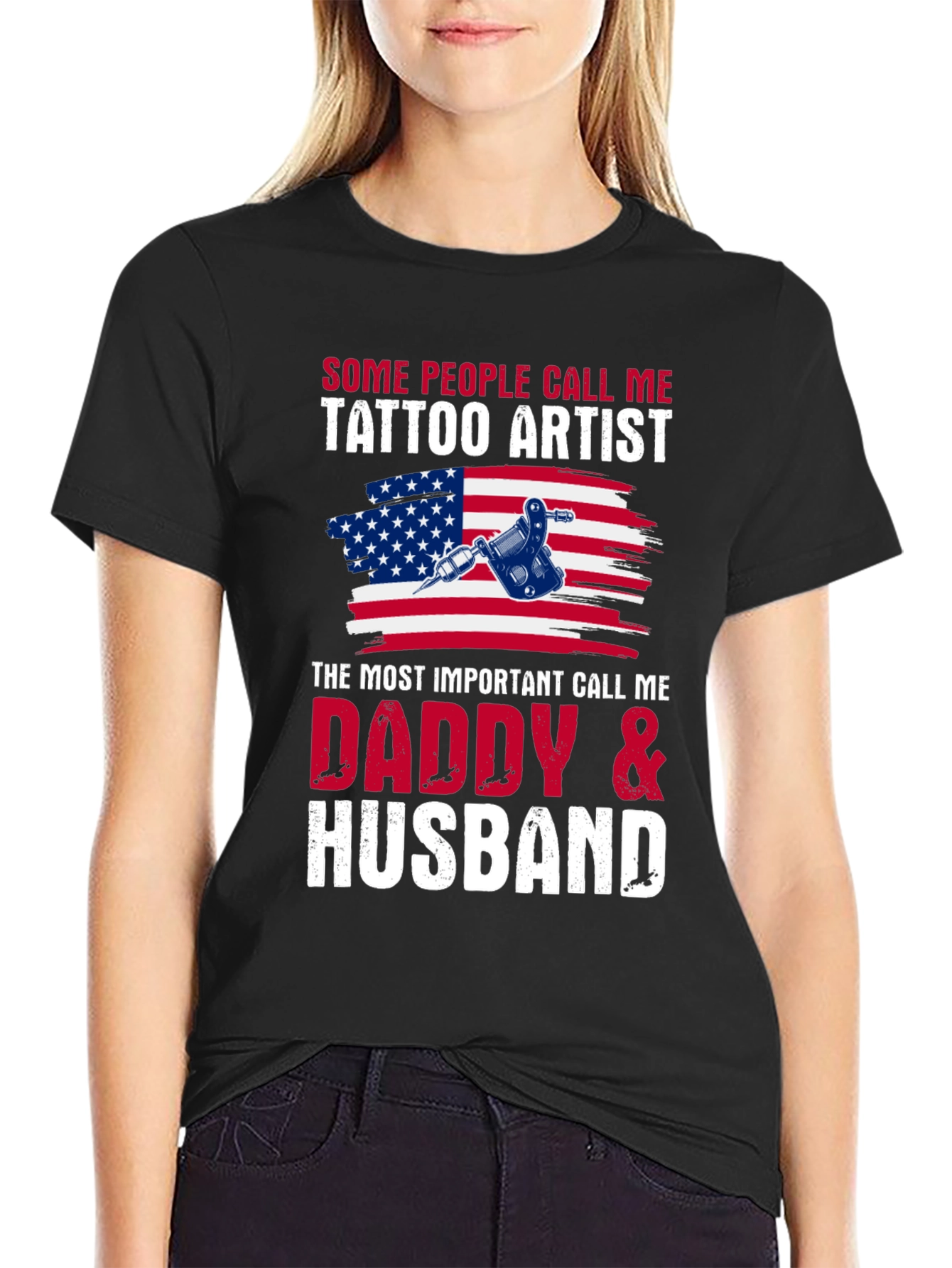 Tattoo Artist Daddy & Husband T-Shirt