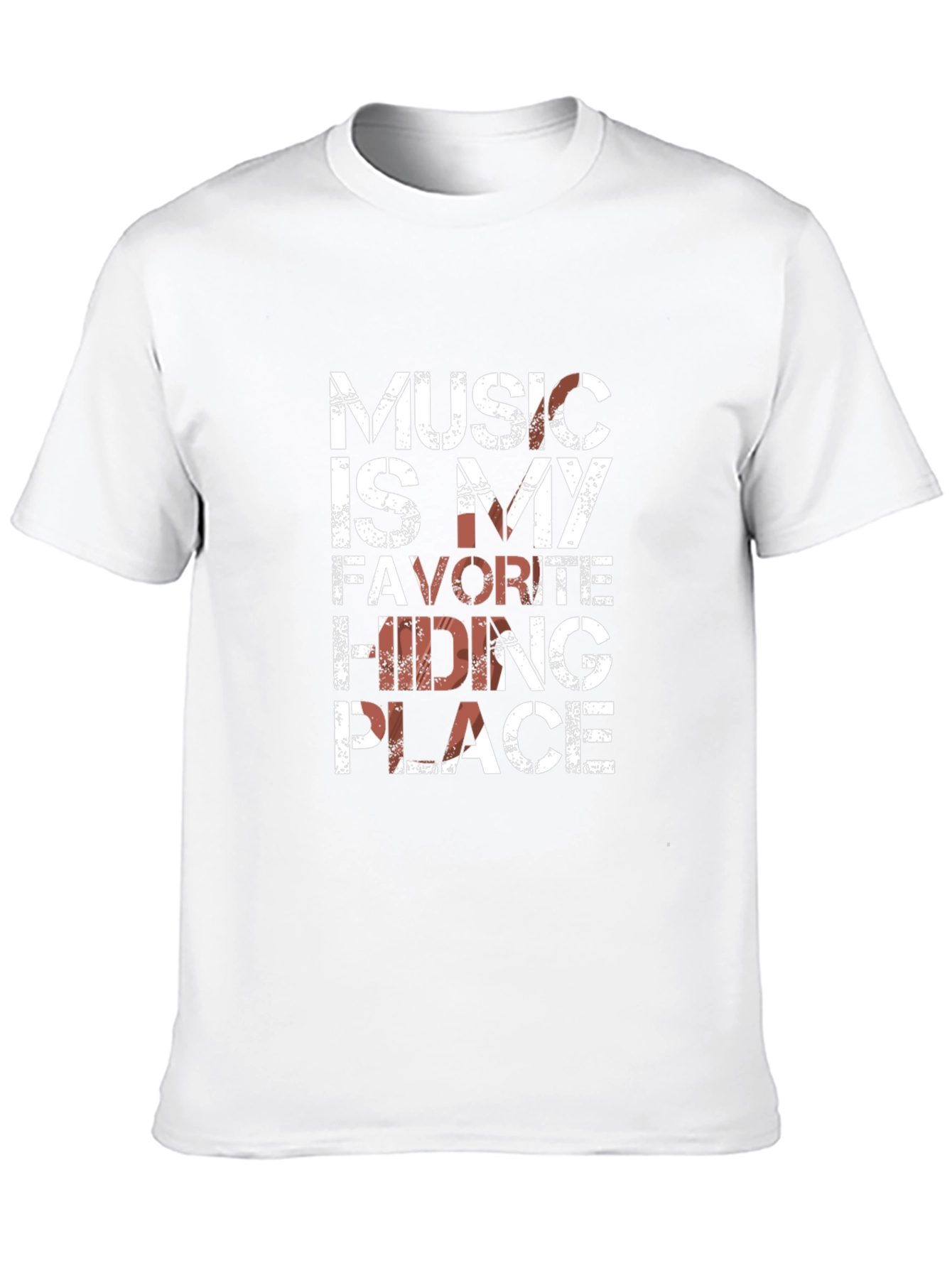 Music Is My Favorite Hiding Place Graphic Tee