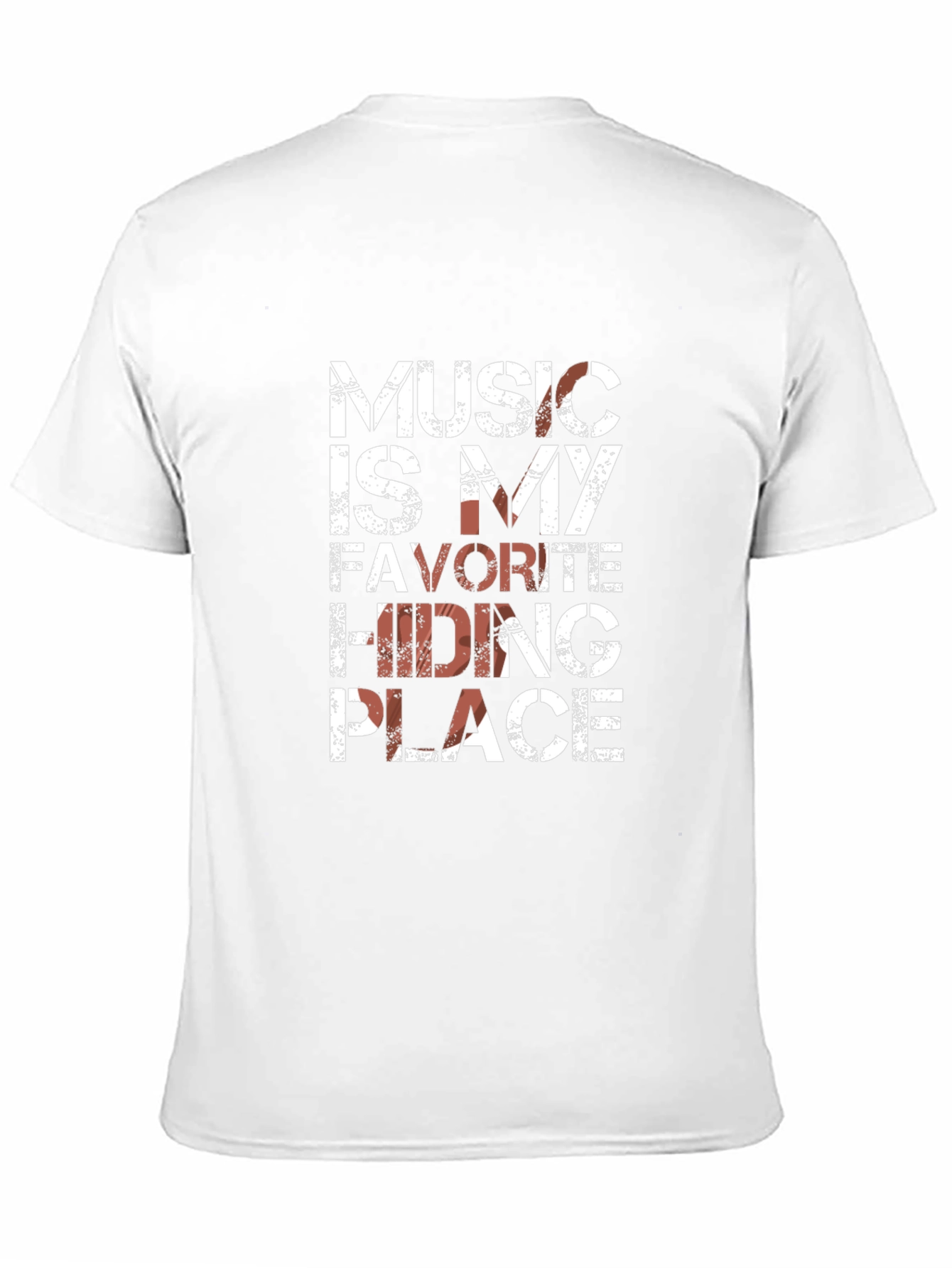 Music Is My Favorite Hiding Place Graphic Tee