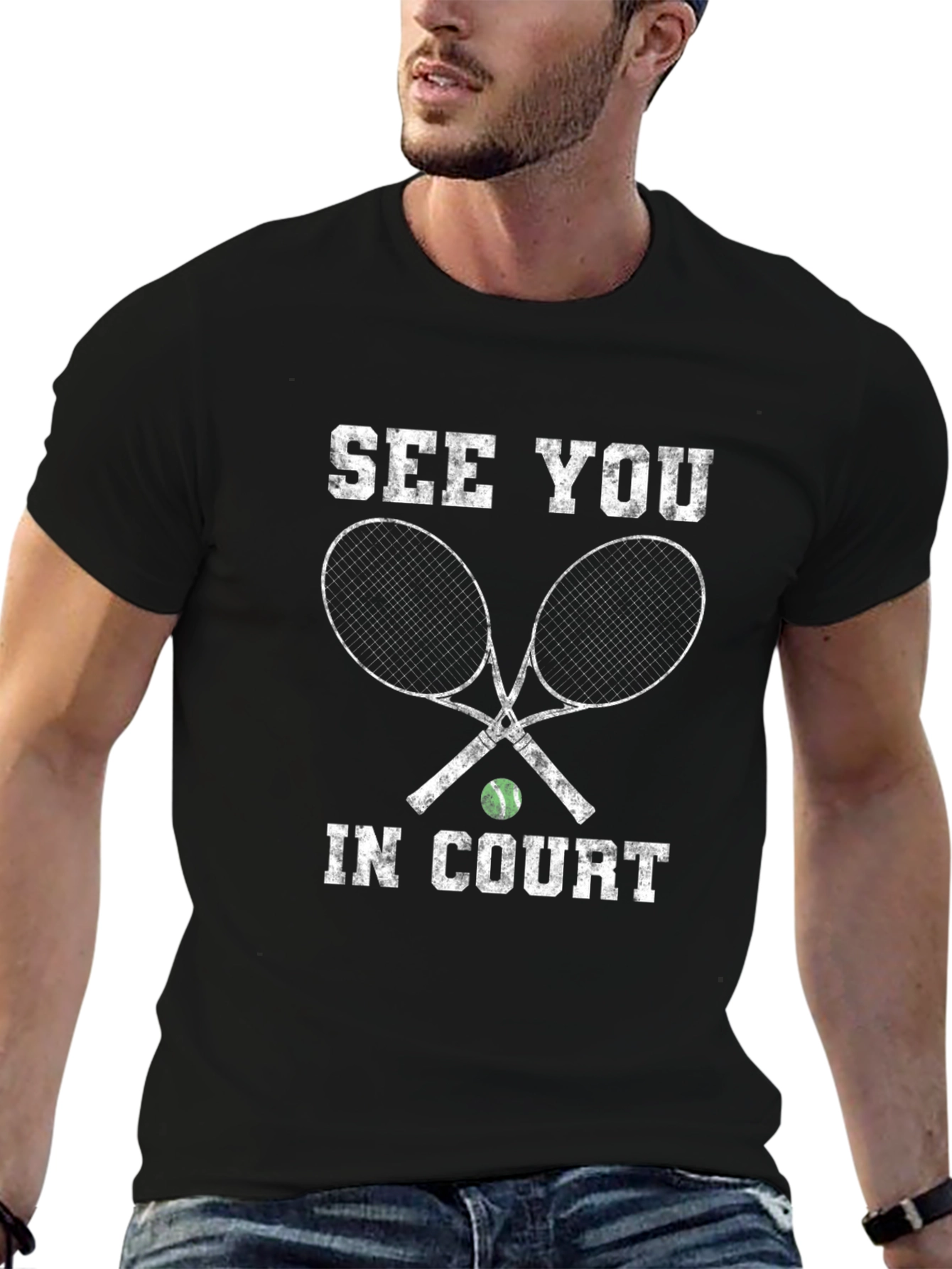 Tennis Court T-Shirt - See You In Court!