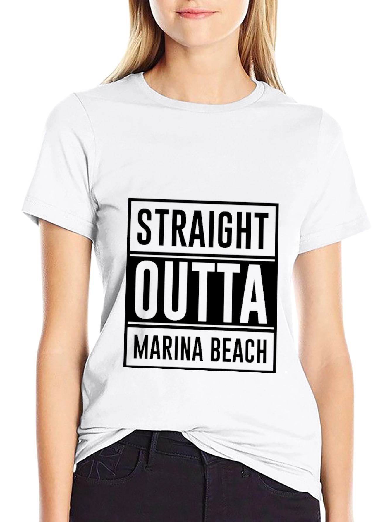 Straight Outta Marina Beach T-Shirt