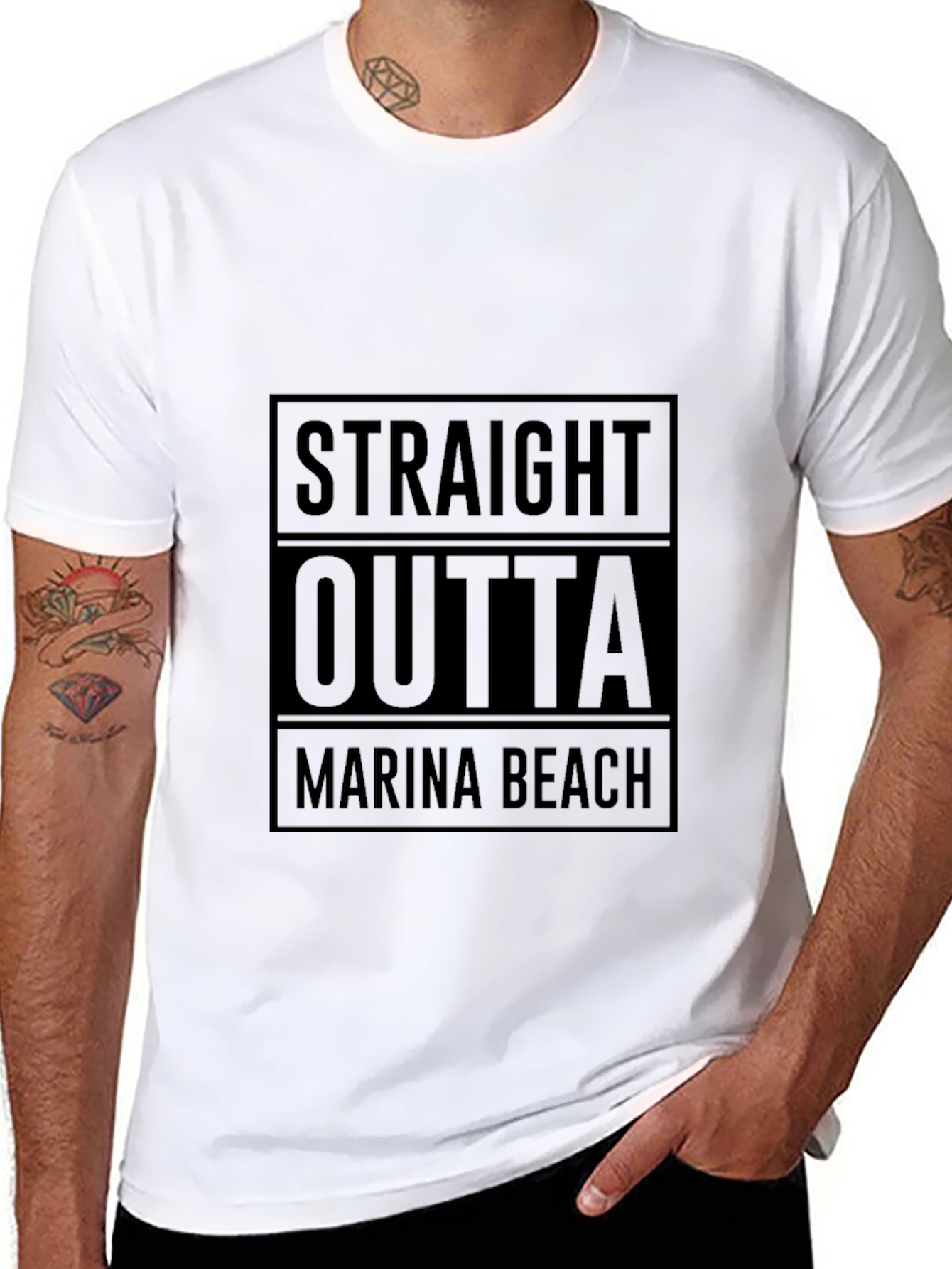 Straight Outta Marina Beach T-Shirt