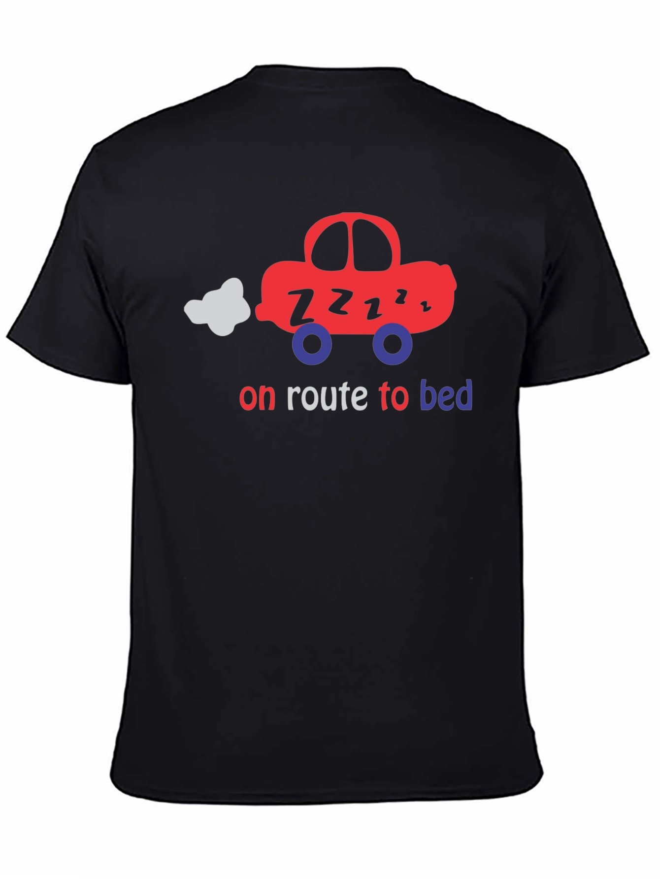 On Route to Bed T-Shirt - Cute Car Design