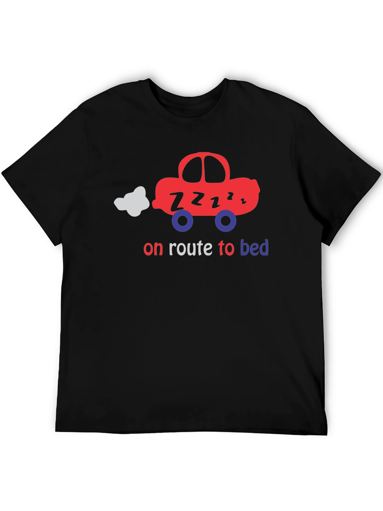 On Route to Bed T-Shirt - Cute Car Design