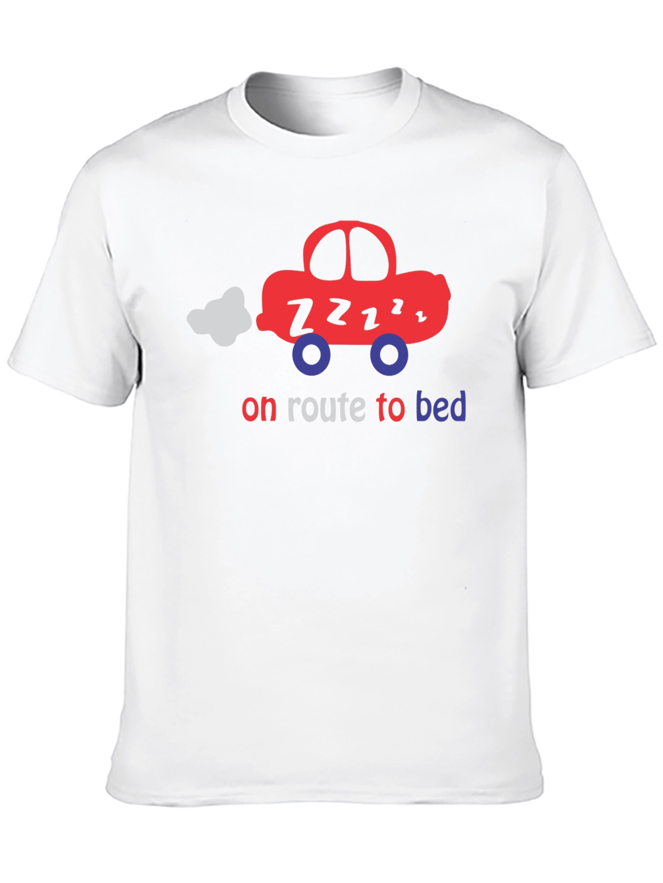 On Route to Bed T-Shirt - Cute Car Design