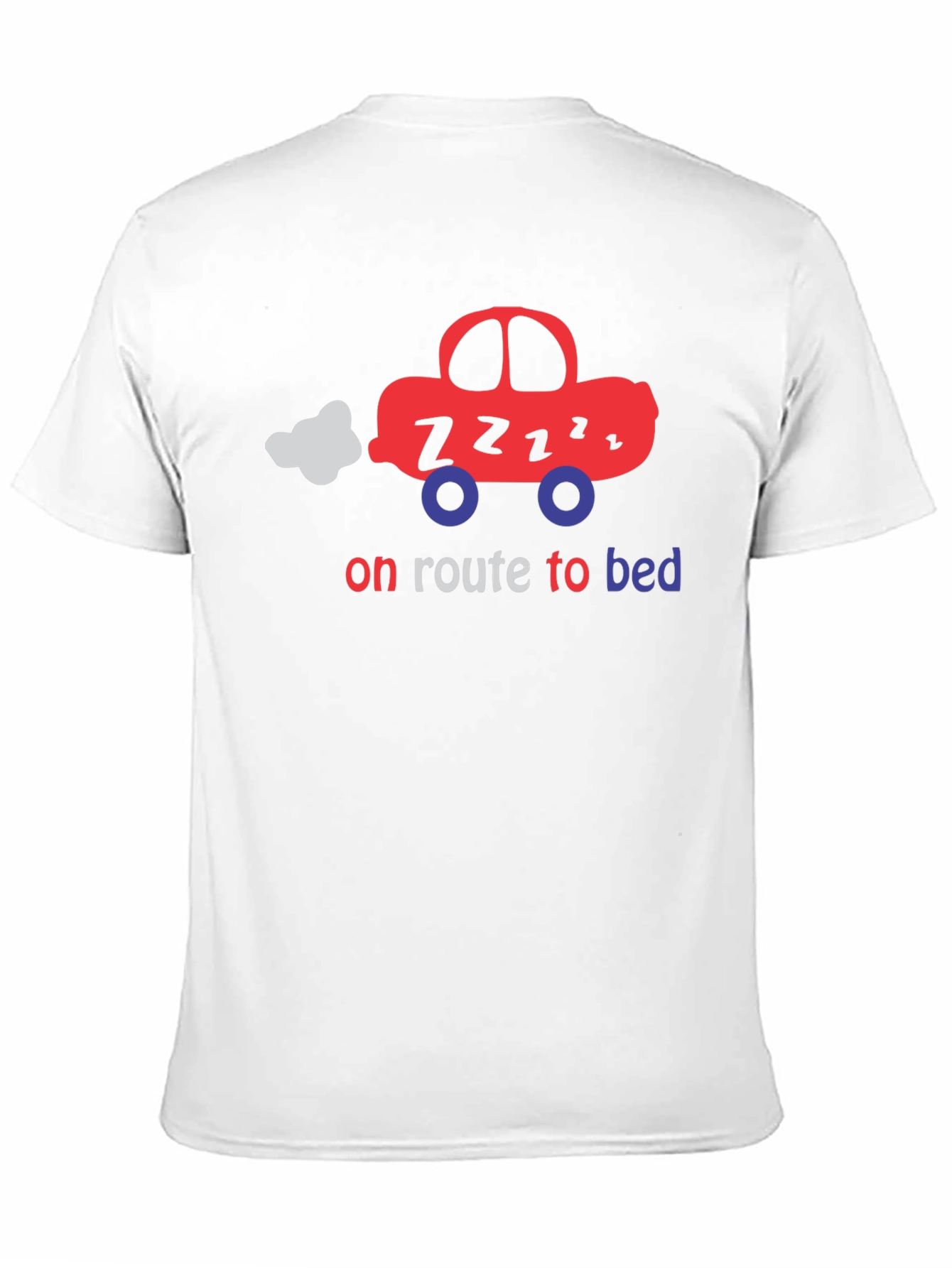 On Route to Bed T-Shirt - Cute Car Design