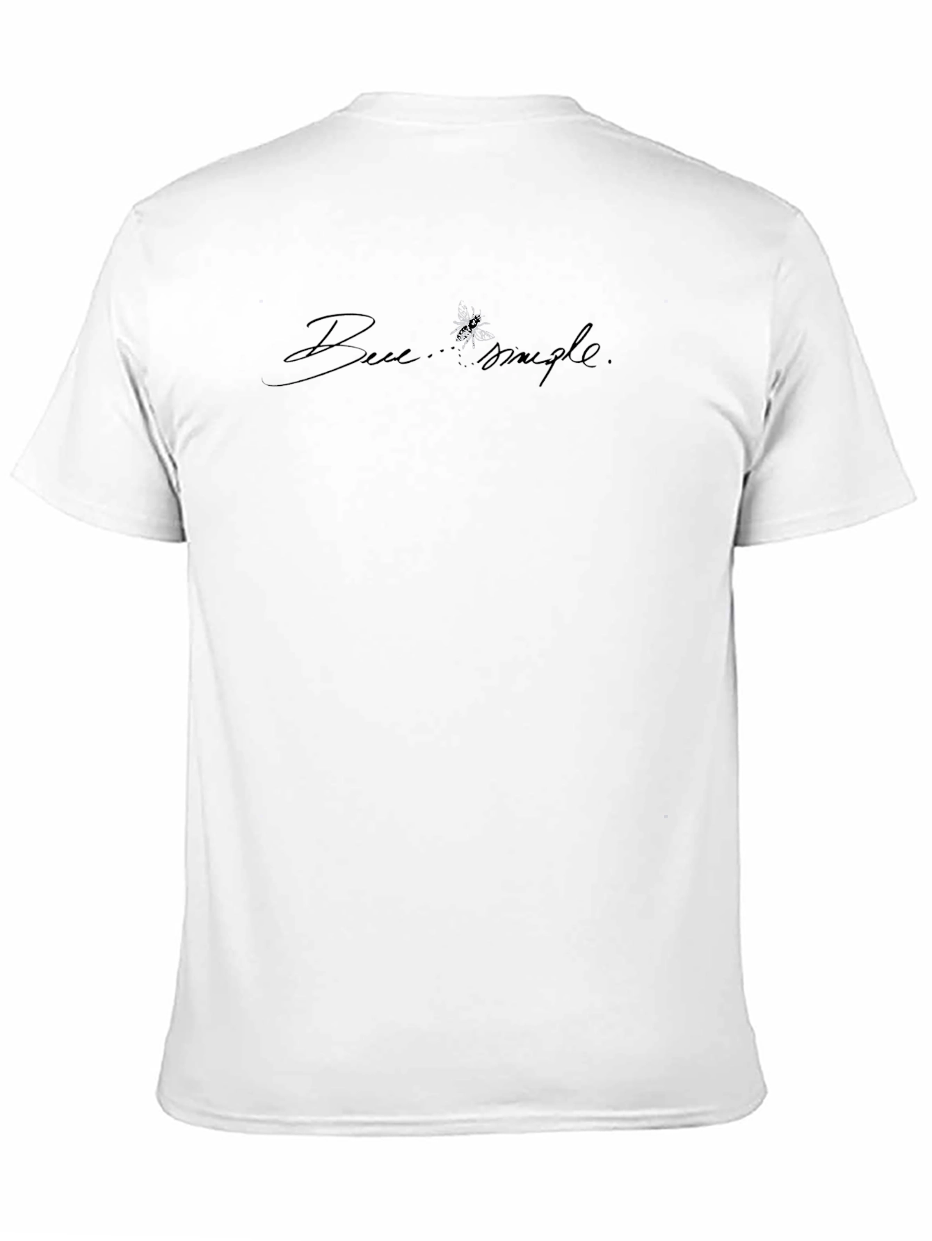 Bee Simple Graphic Black T-Shirt