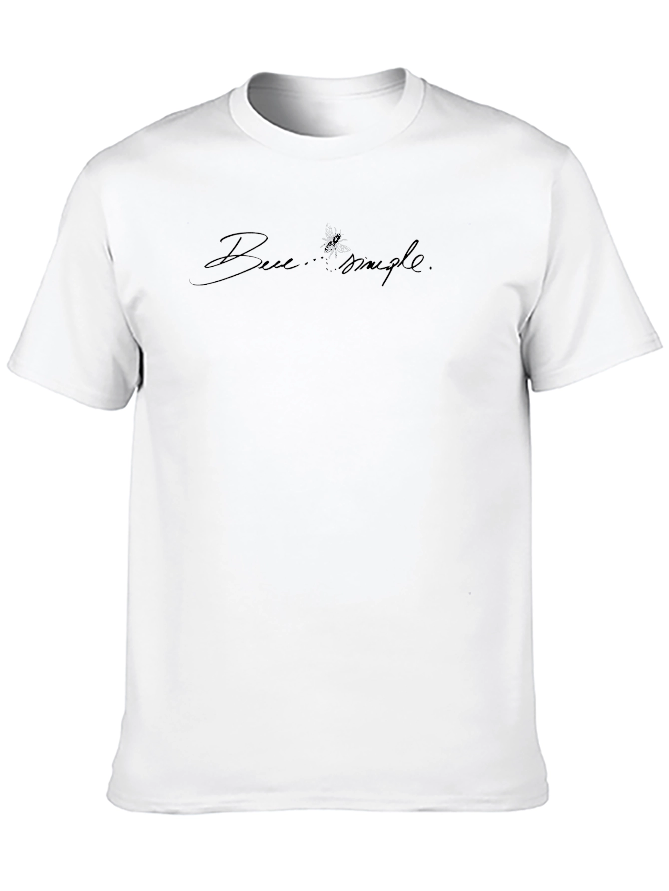 Bee Simple Graphic Black T-Shirt