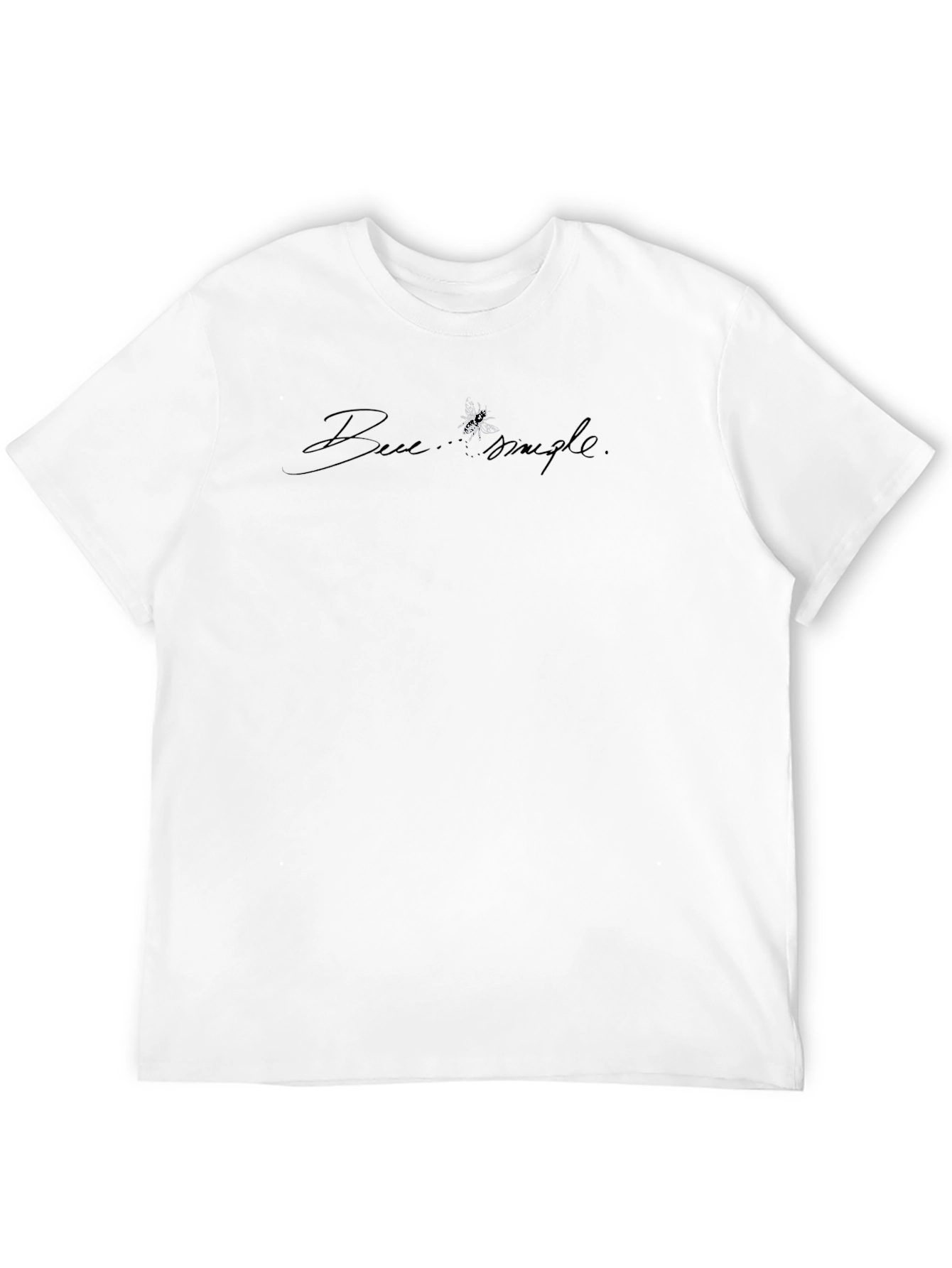 Bee Simple Graphic Black T-Shirt
