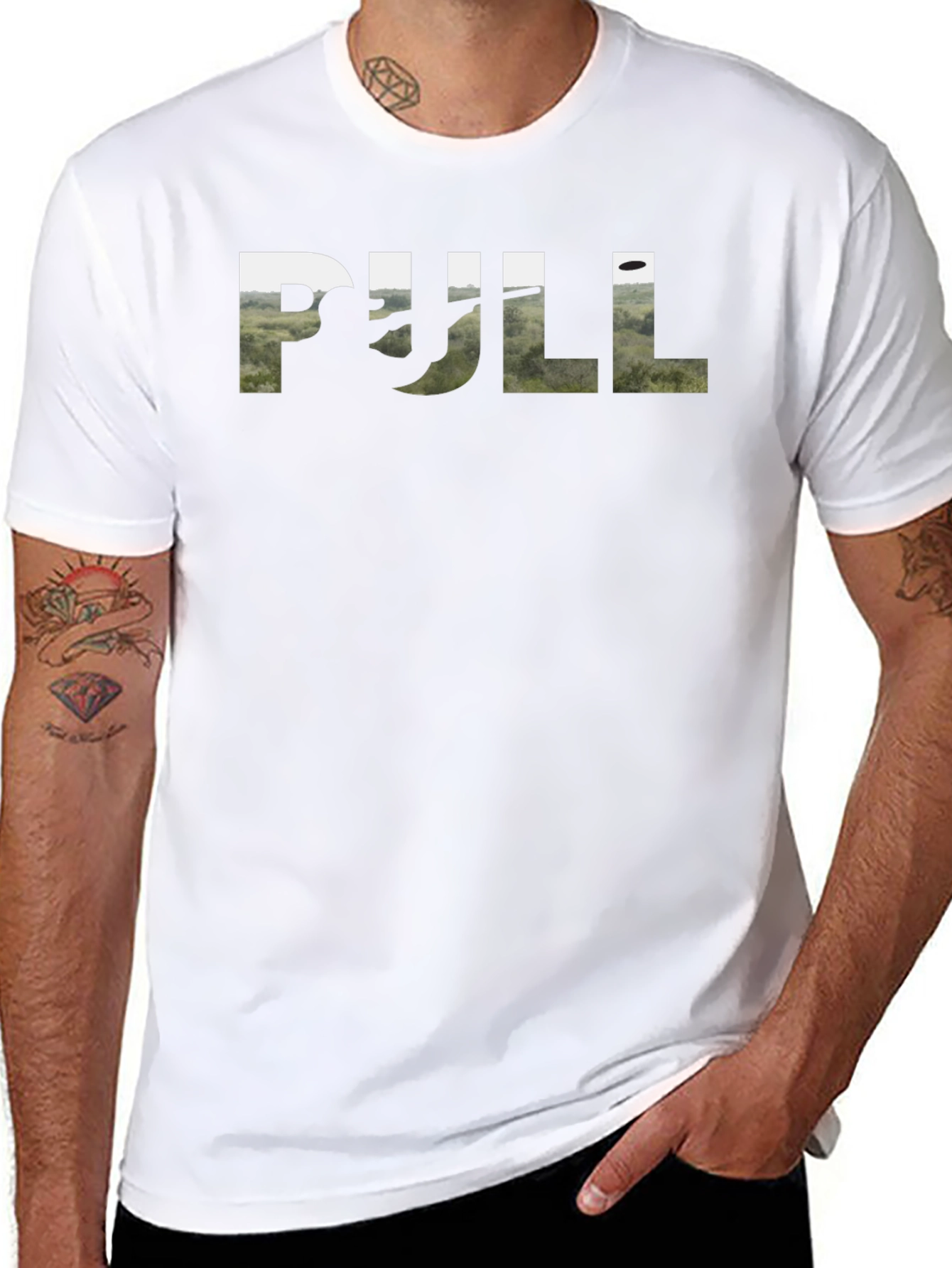Pull T-Shirt - Skeet Shooting Design