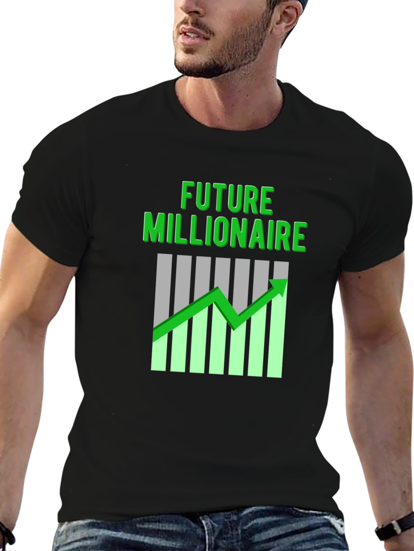 Future Millionaire T-Shirt - Black Graphic Tee