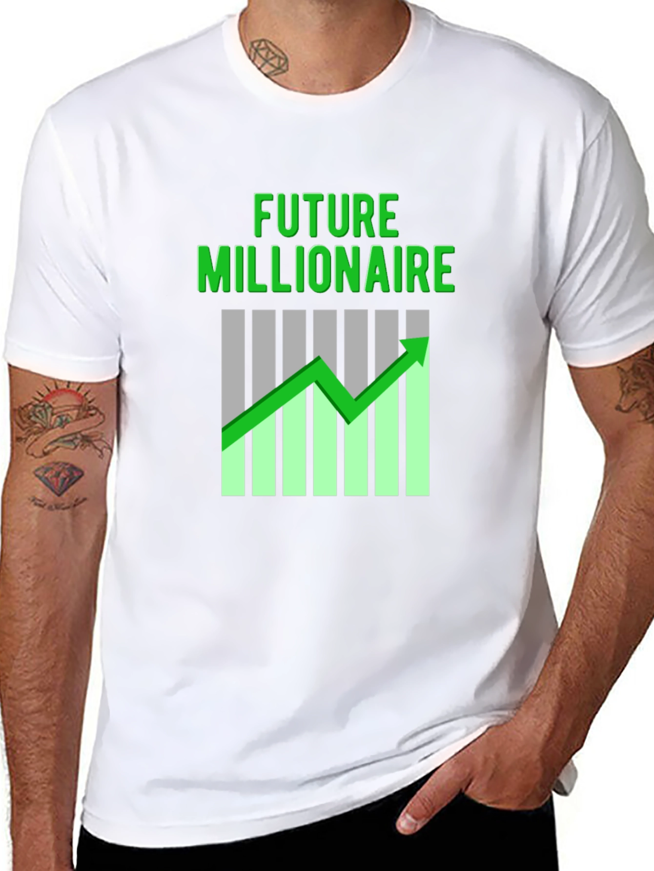 Future Millionaire T-Shirt - Black Graphic Tee