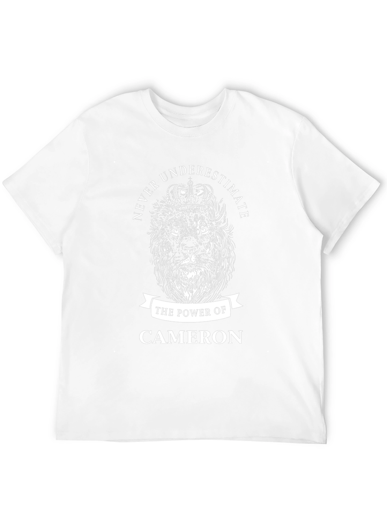 Never Underestimate Cameron Power Lion T-Shirt