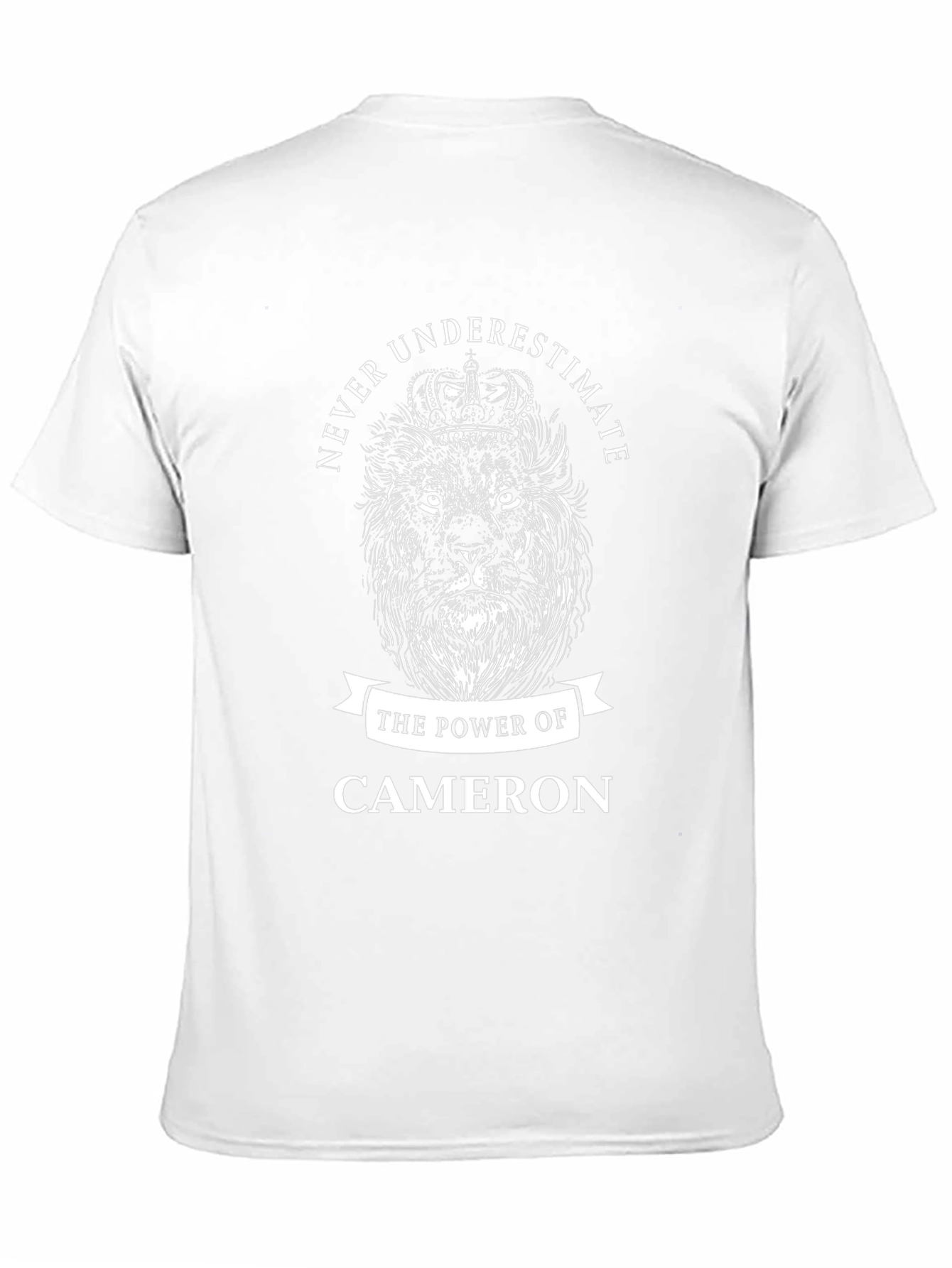Never Underestimate Cameron Power Lion T-Shirt