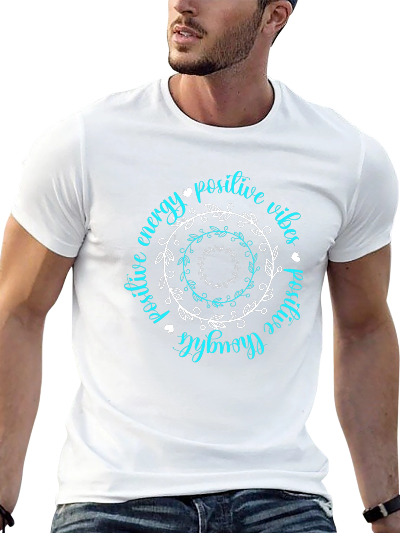 Positive Vibes Graphic Tee - Trendy Black T-Shirt