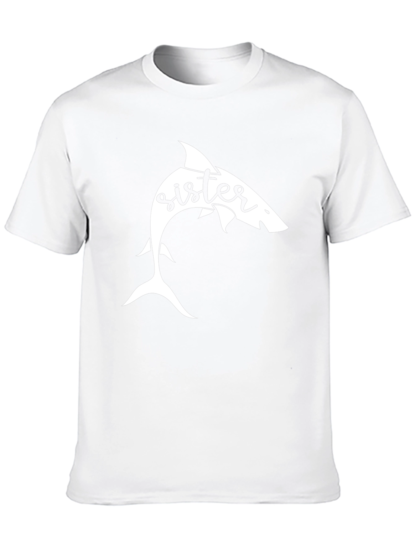 Sister Shark Graphic Tee - Black