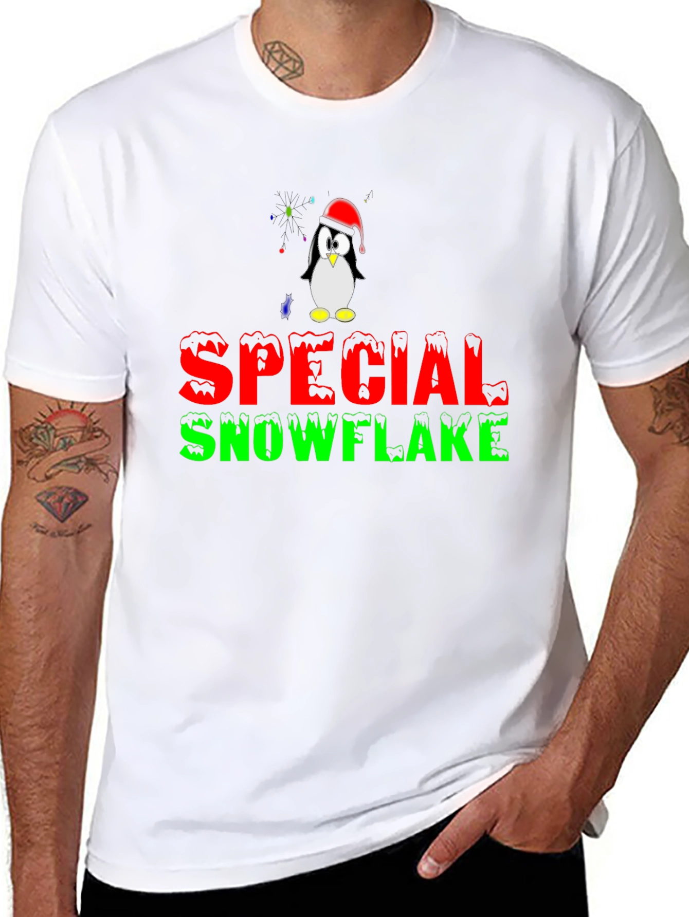 Special Snowflake Penguin Graphic Tee