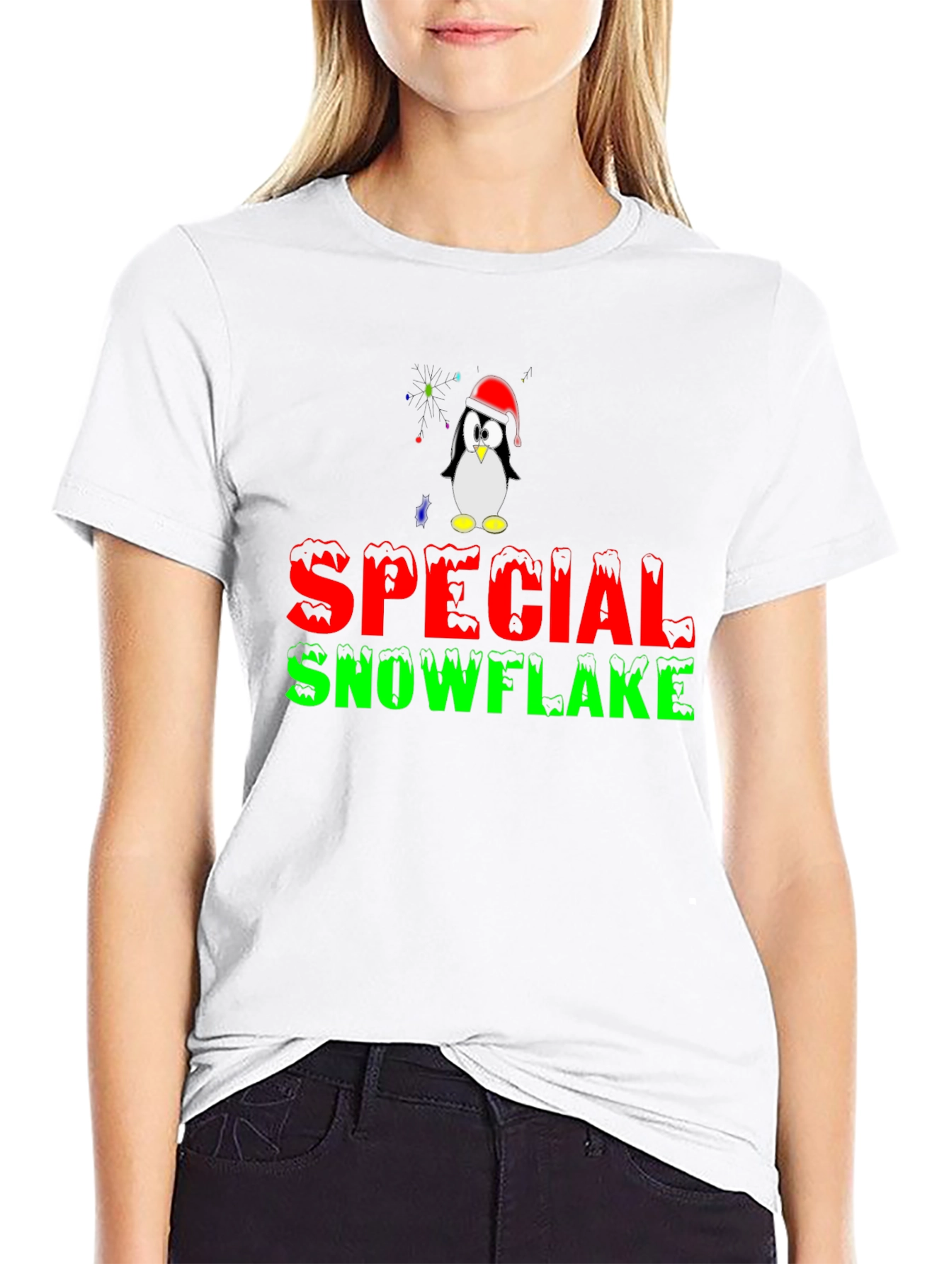 Special Snowflake Penguin Graphic Tee