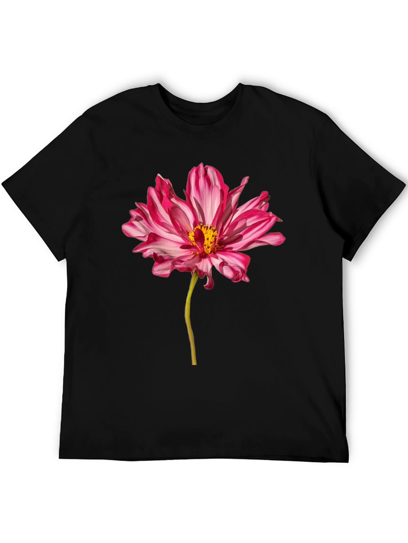 Floral T-Shirt - Pink Flower Graphic Tee