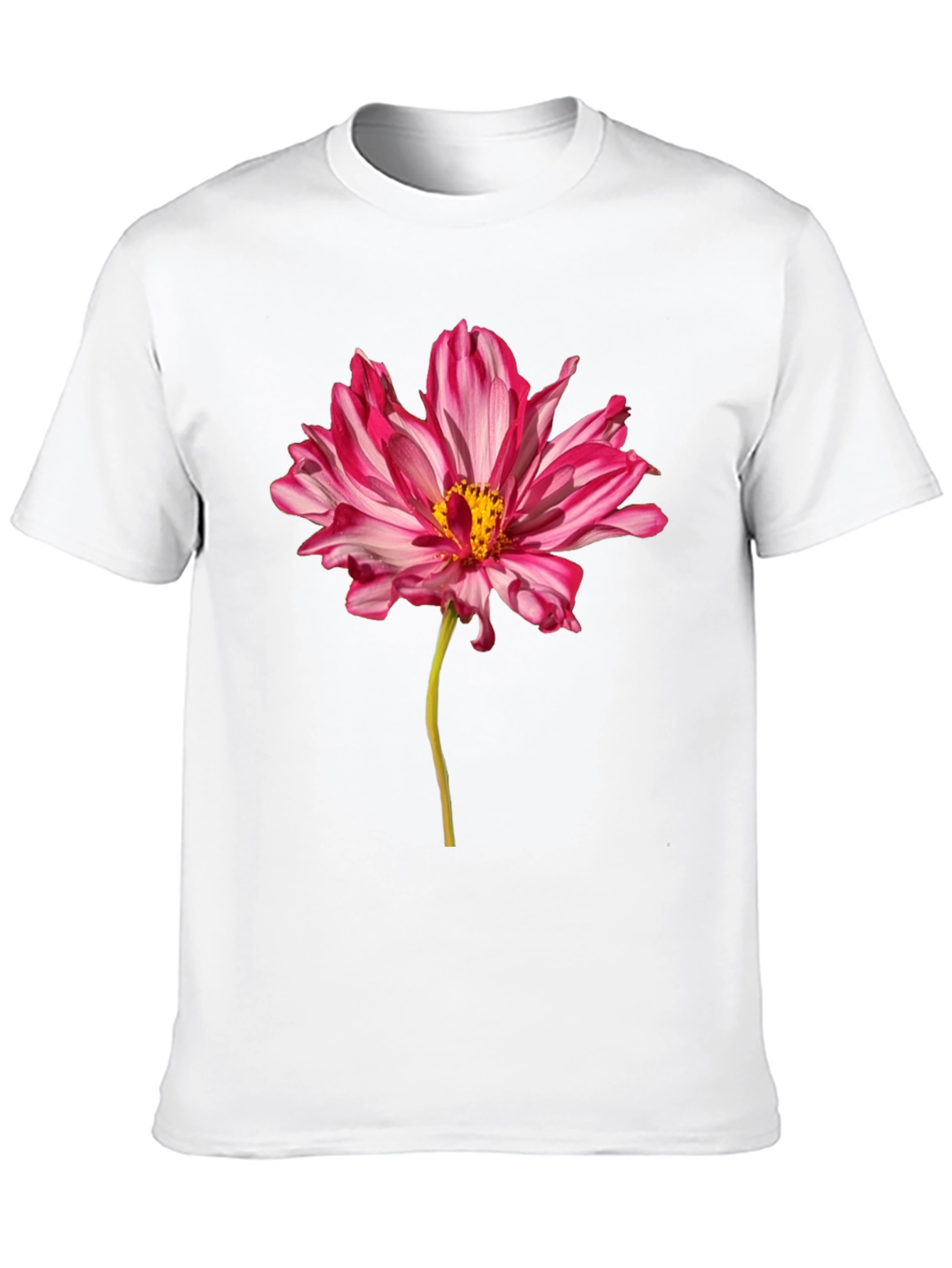 Floral T-Shirt - Pink Flower Graphic Tee