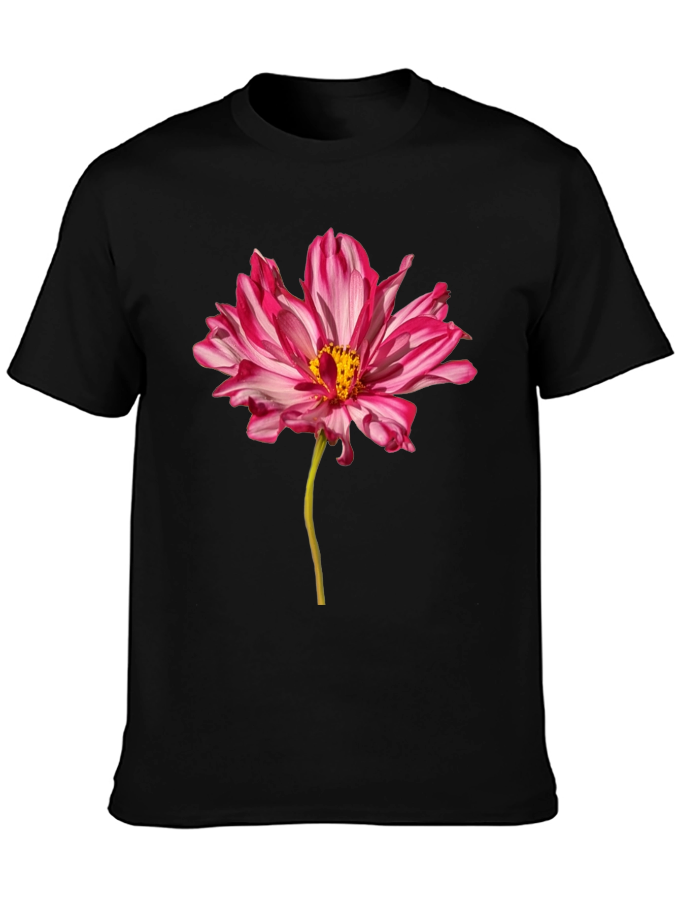 Floral T-Shirt - Pink Flower Graphic Tee