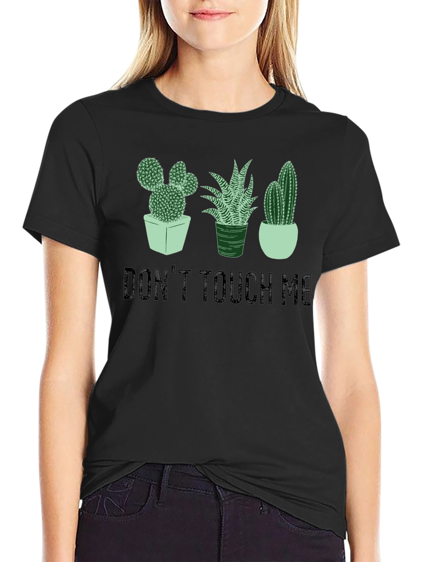 Dont Touch Me Cactus Graphic Tee