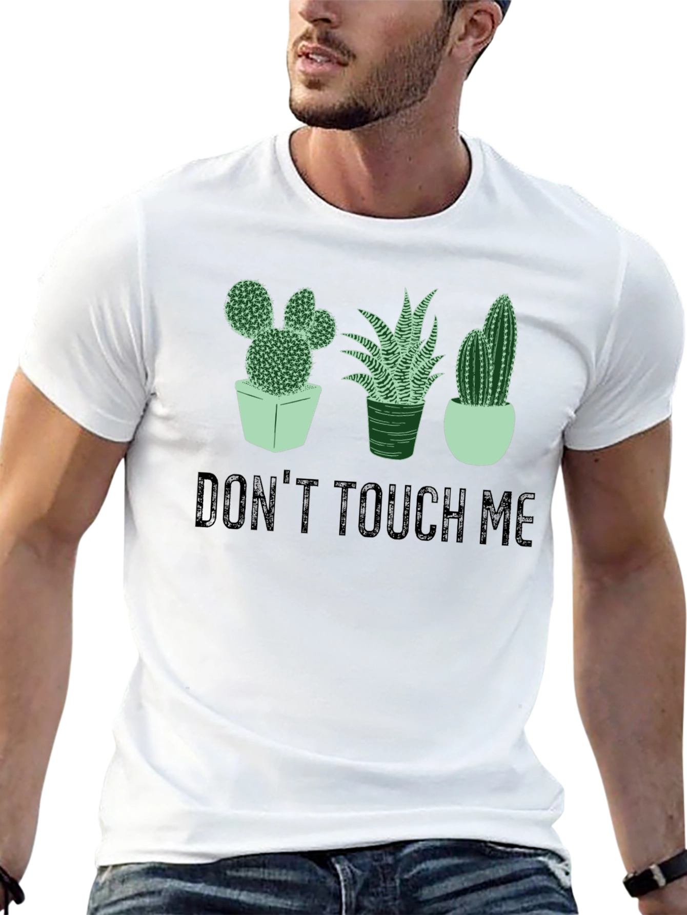 Dont Touch Me Cactus Graphic Tee