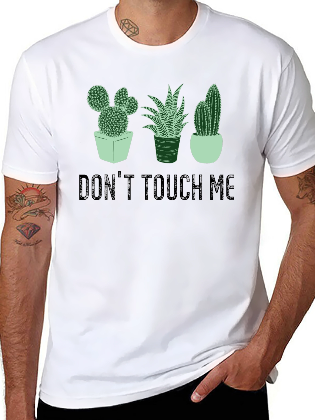 Dont Touch Me Cactus Graphic Tee