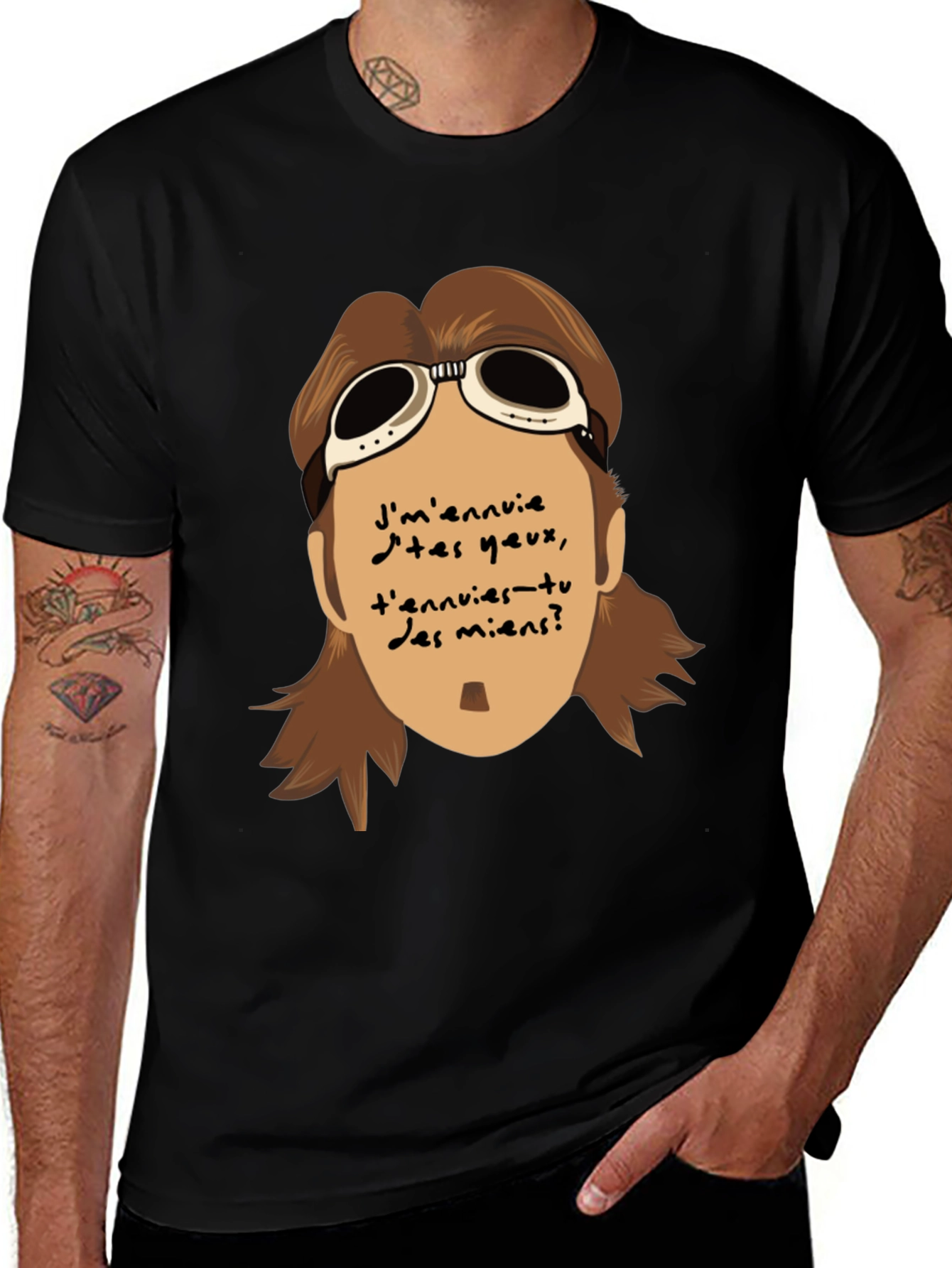 Aviator Graphic T-Shirt - Unique Design