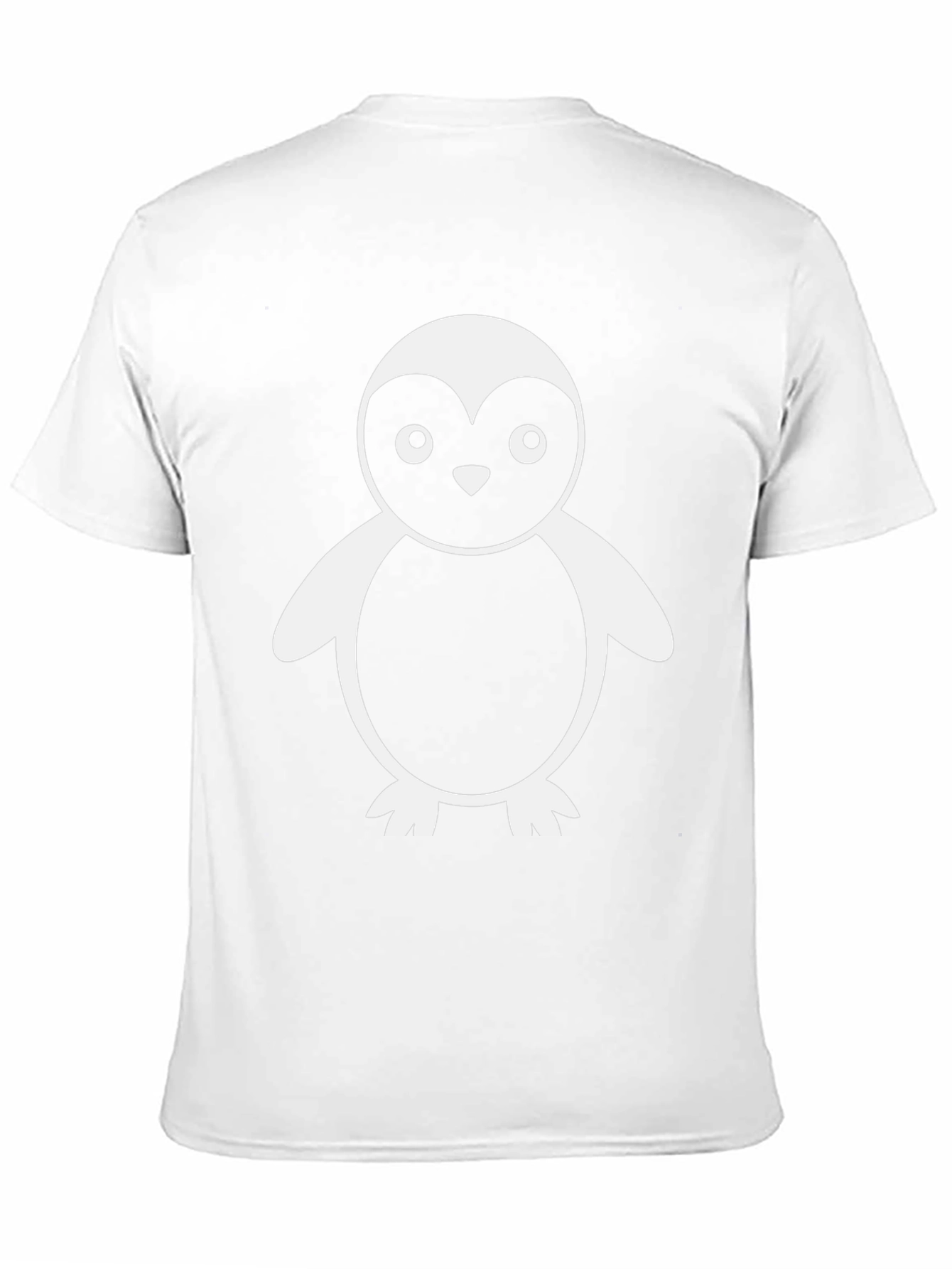 Penguin Graphic Tee - Casual Black T-Shirt