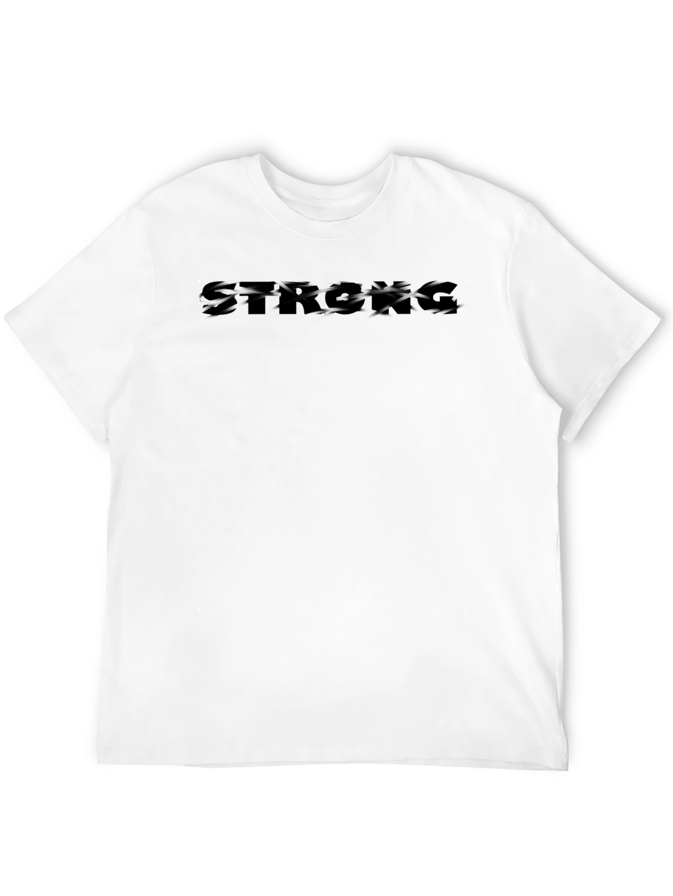 Strong Graphic Black T-Shirt