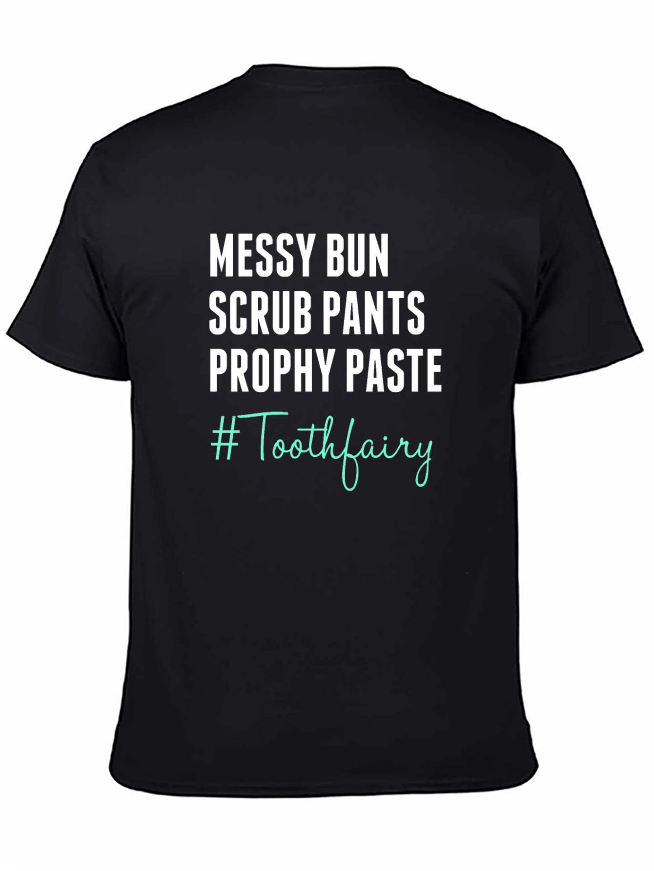 Messy Bun Tooth Fairy Graphic Tee