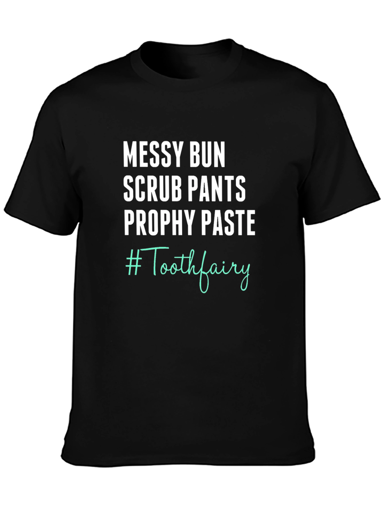 Messy Bun Tooth Fairy Graphic Tee