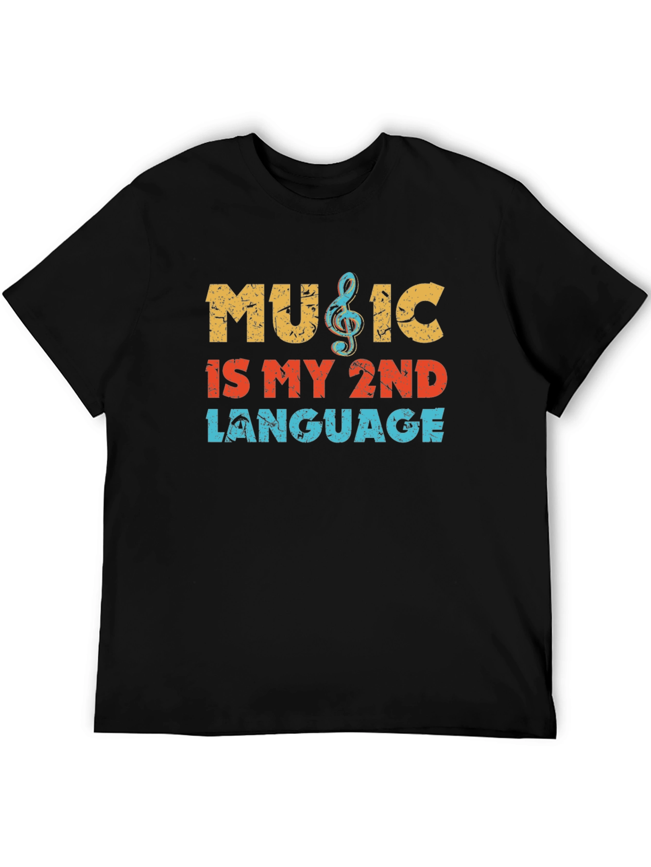 Music is My 2nd Language Graphic Tee