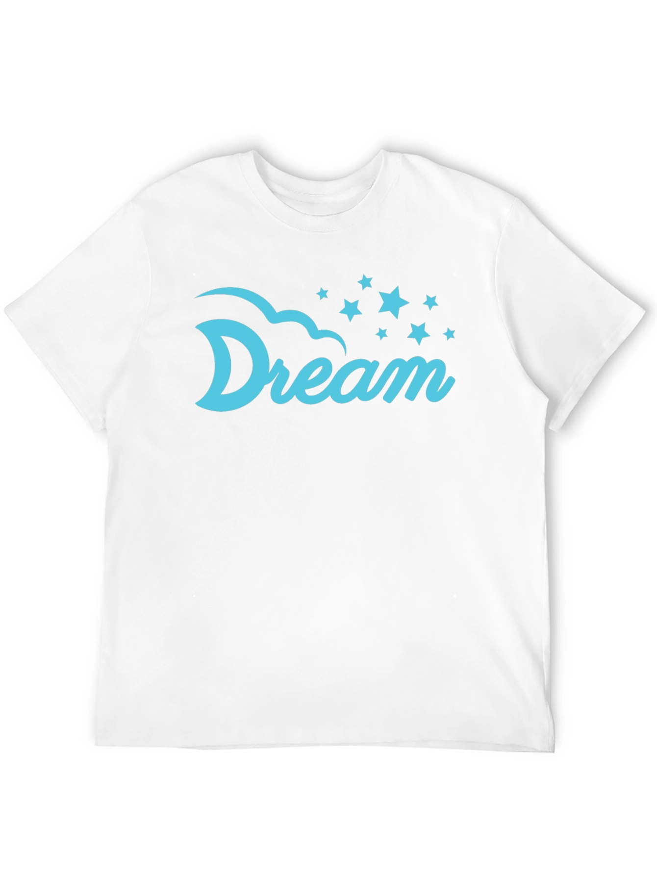 Dream Stars Graphic Tee - Black Cotton Comfort