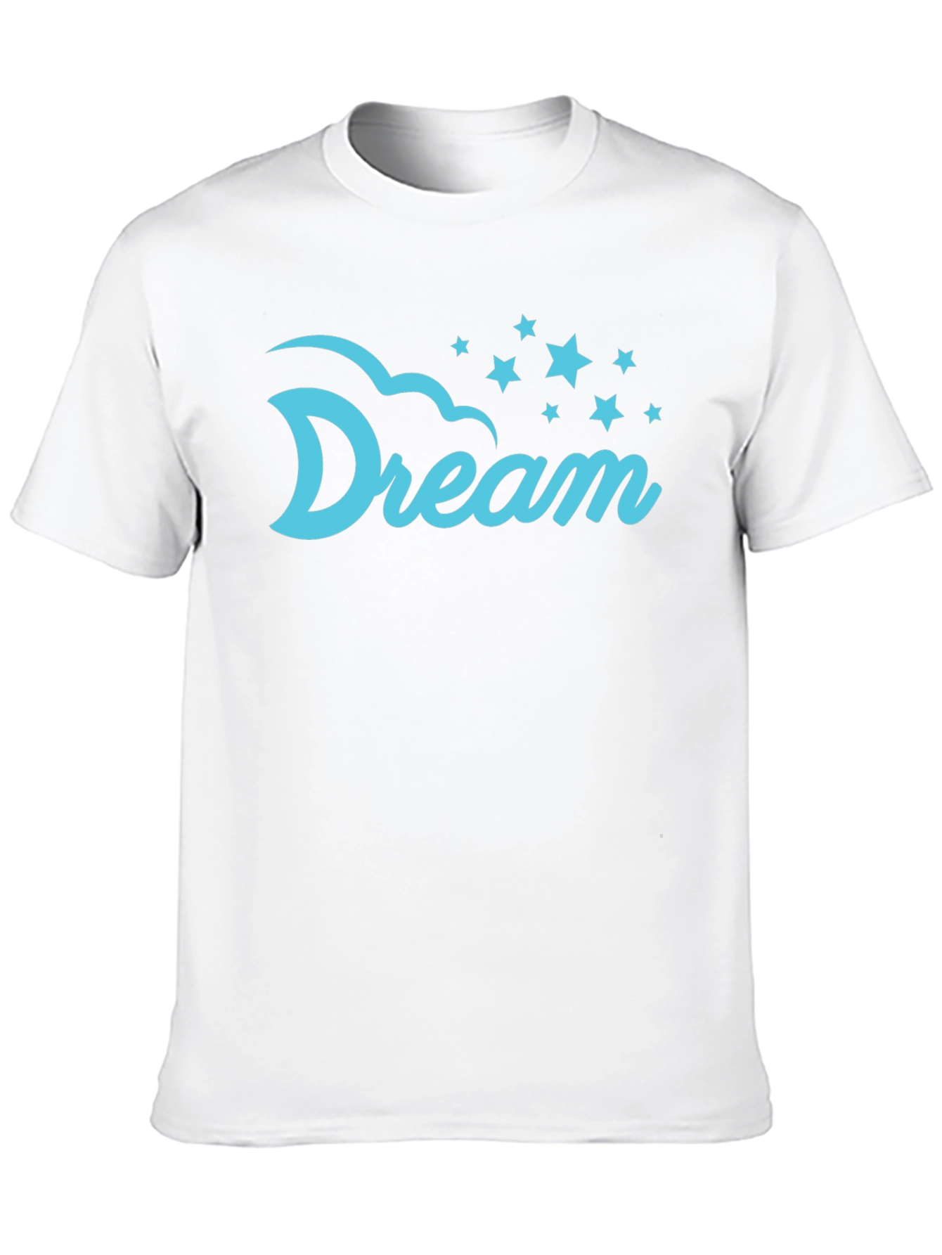 Dream Stars Graphic Tee - Black Cotton Comfort