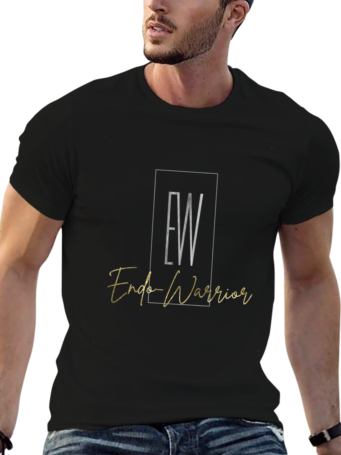 Endo-Warrior Black Graphic T-Shirt