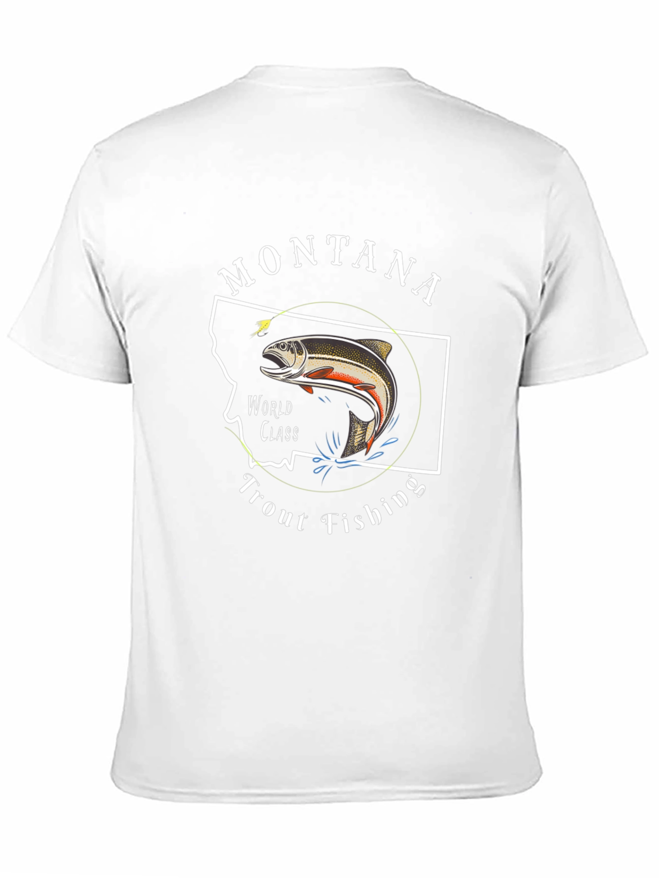 Montana Trout Fishing T-Shirt - World Class Design