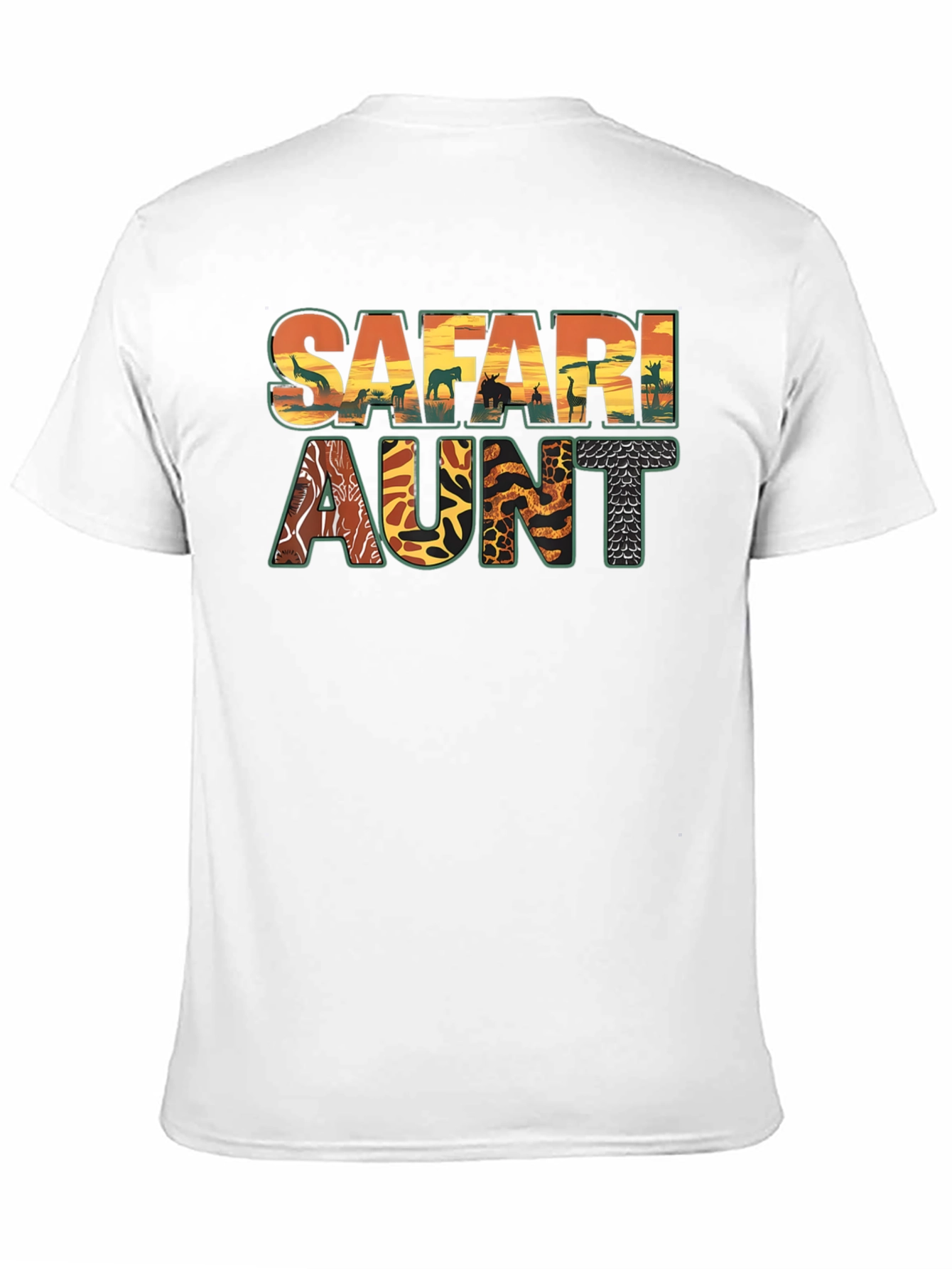 Safari Aunt T-Shirt Novelty Graphic Tee
