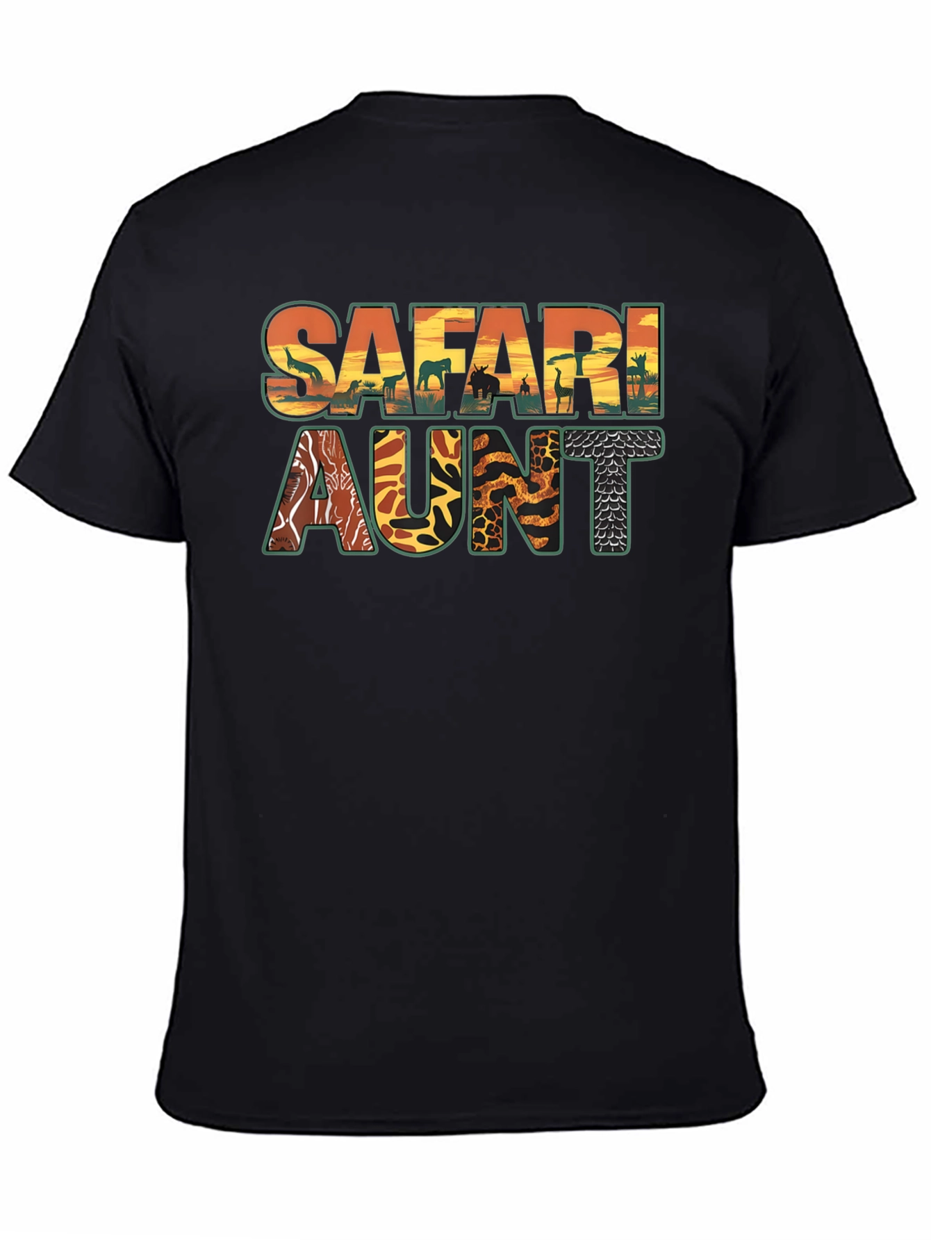 Safari Aunt T-Shirt Novelty Graphic Tee