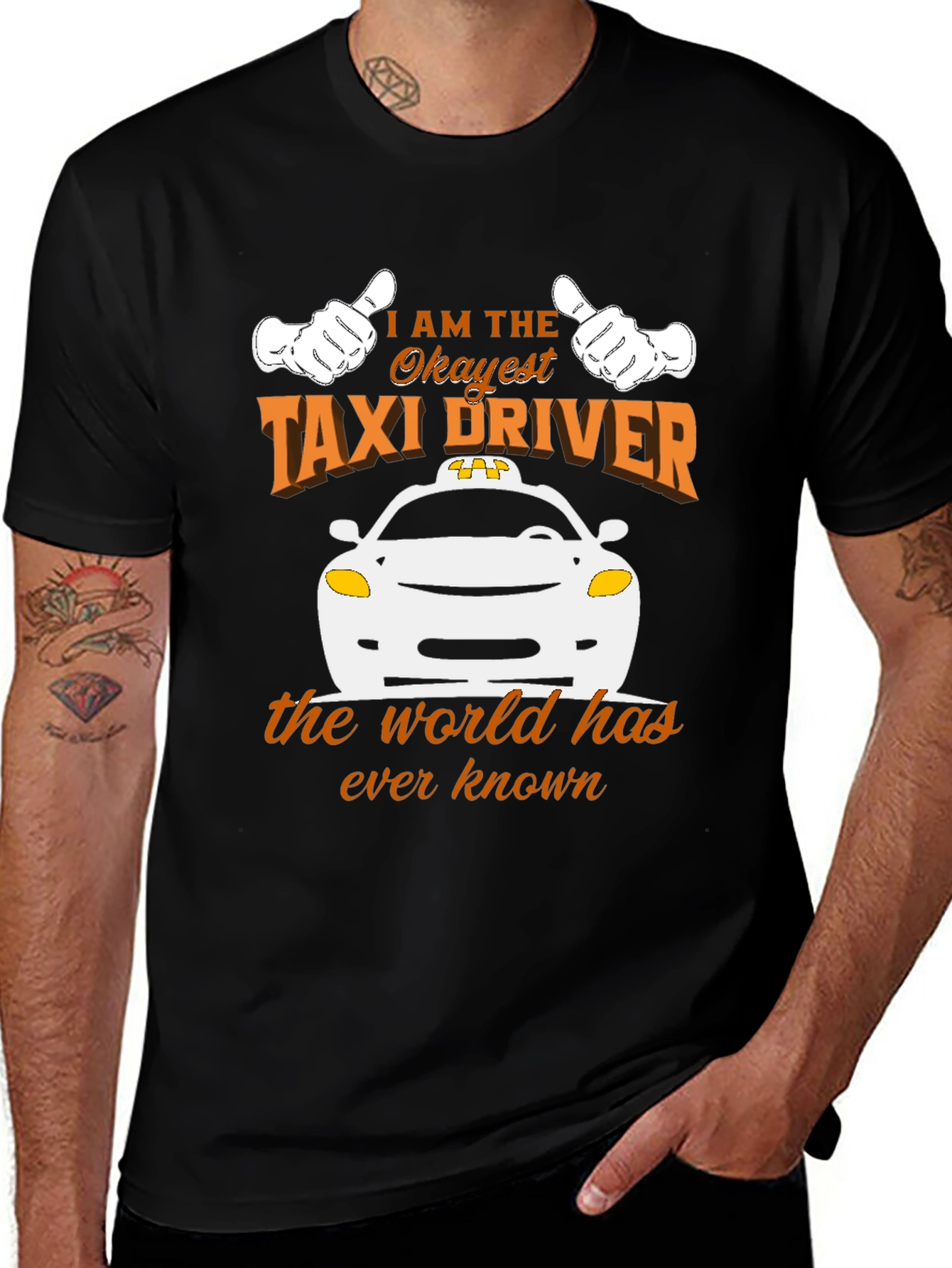 Okayest Taxi Driver Graphic Tee - Unisex