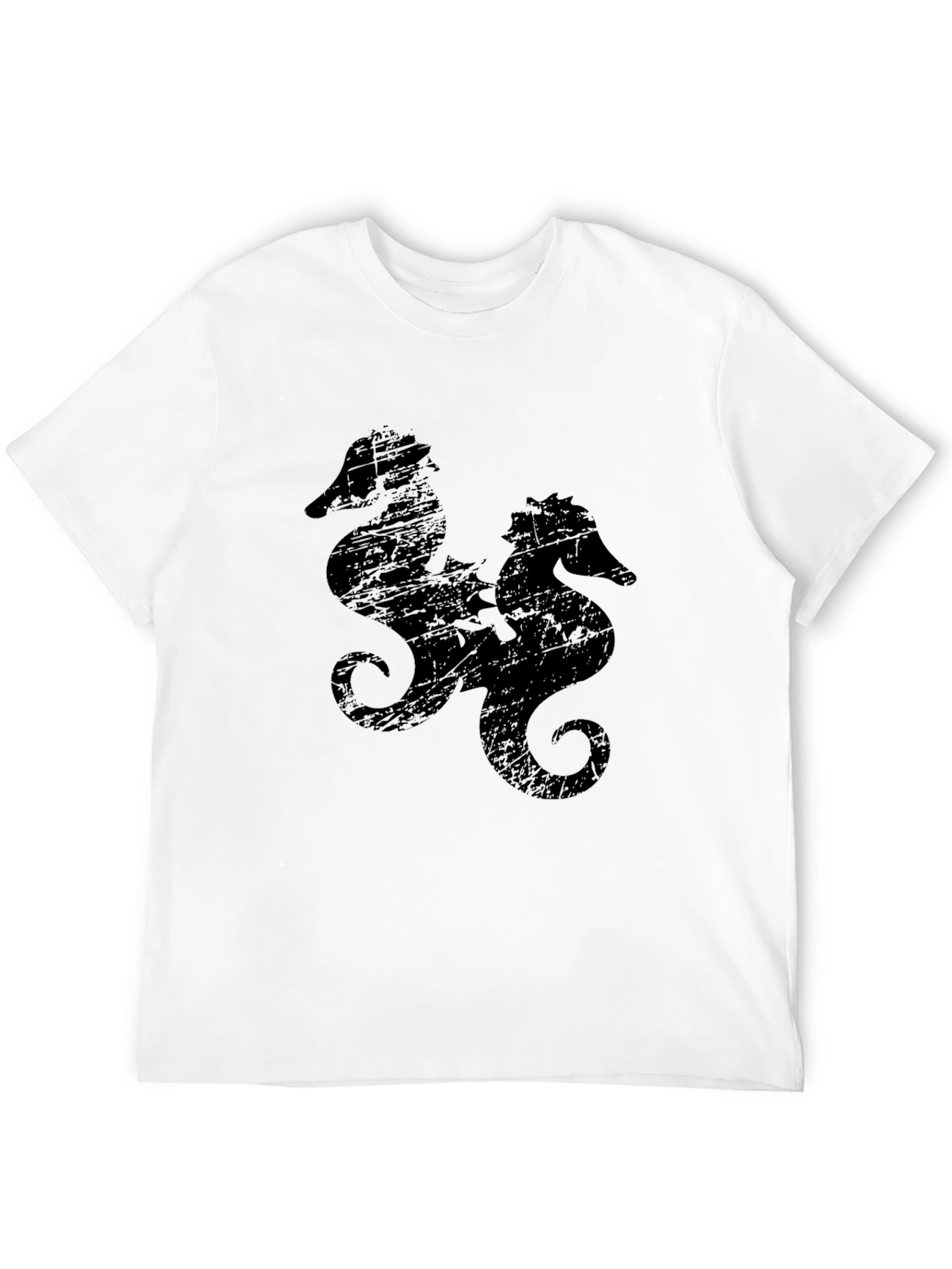 Black Sea Horse Graphic Tee