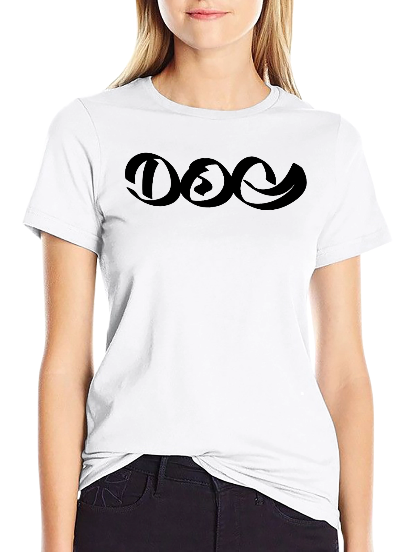 Bold DOC Graphic Black T-Shirt